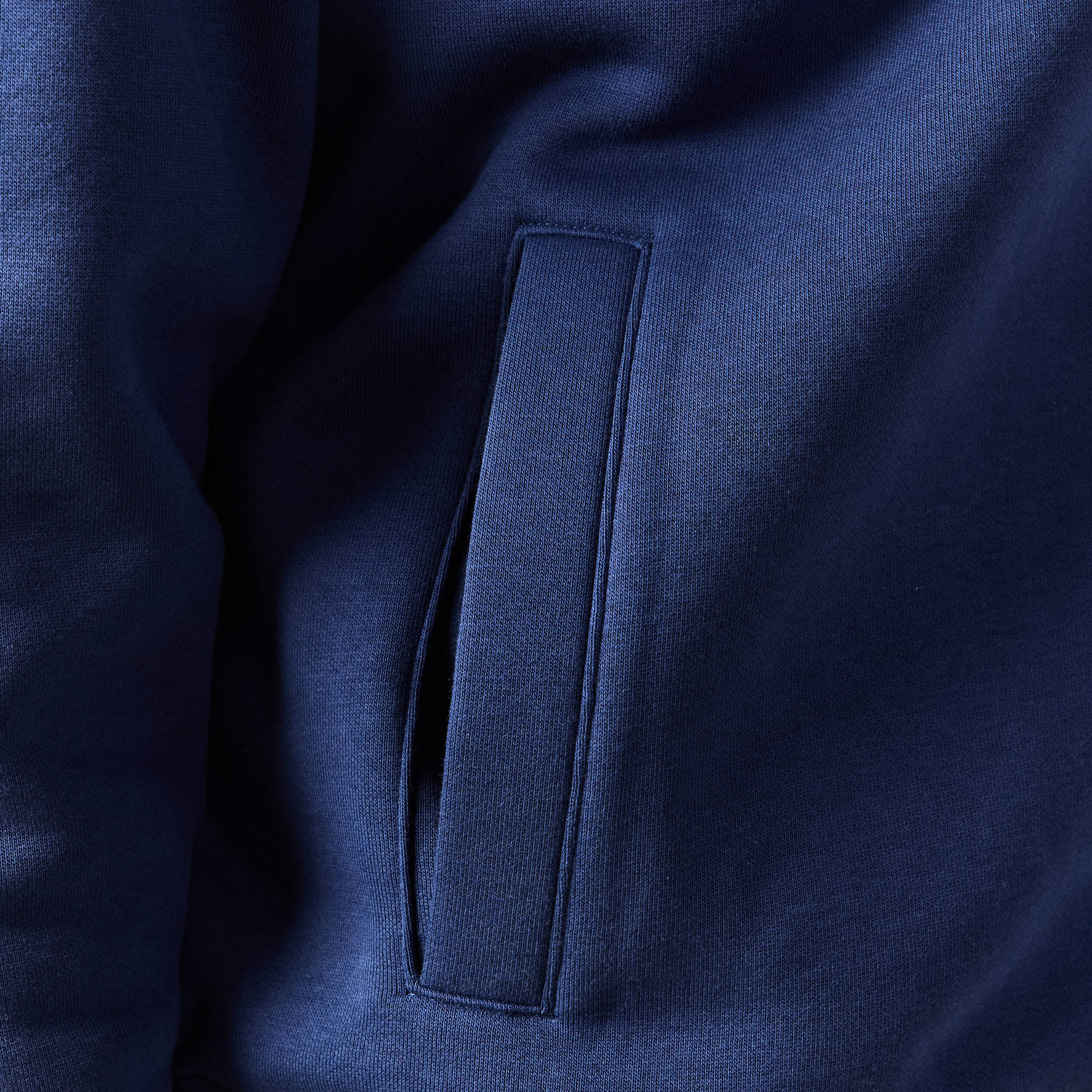 Sweat manches longues bleu fonc&eacute; homme