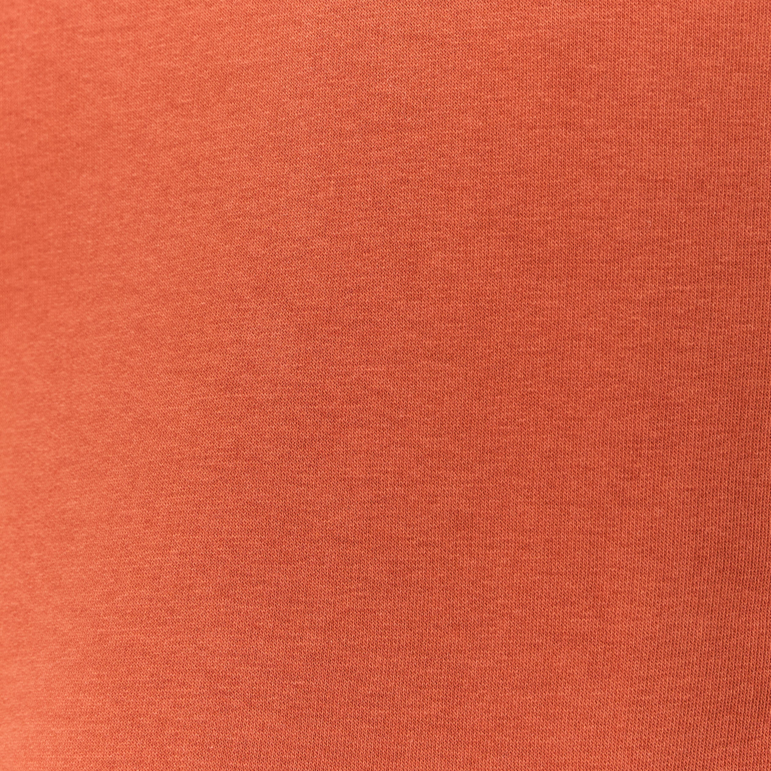 Sweat à capuche marron cognac homme