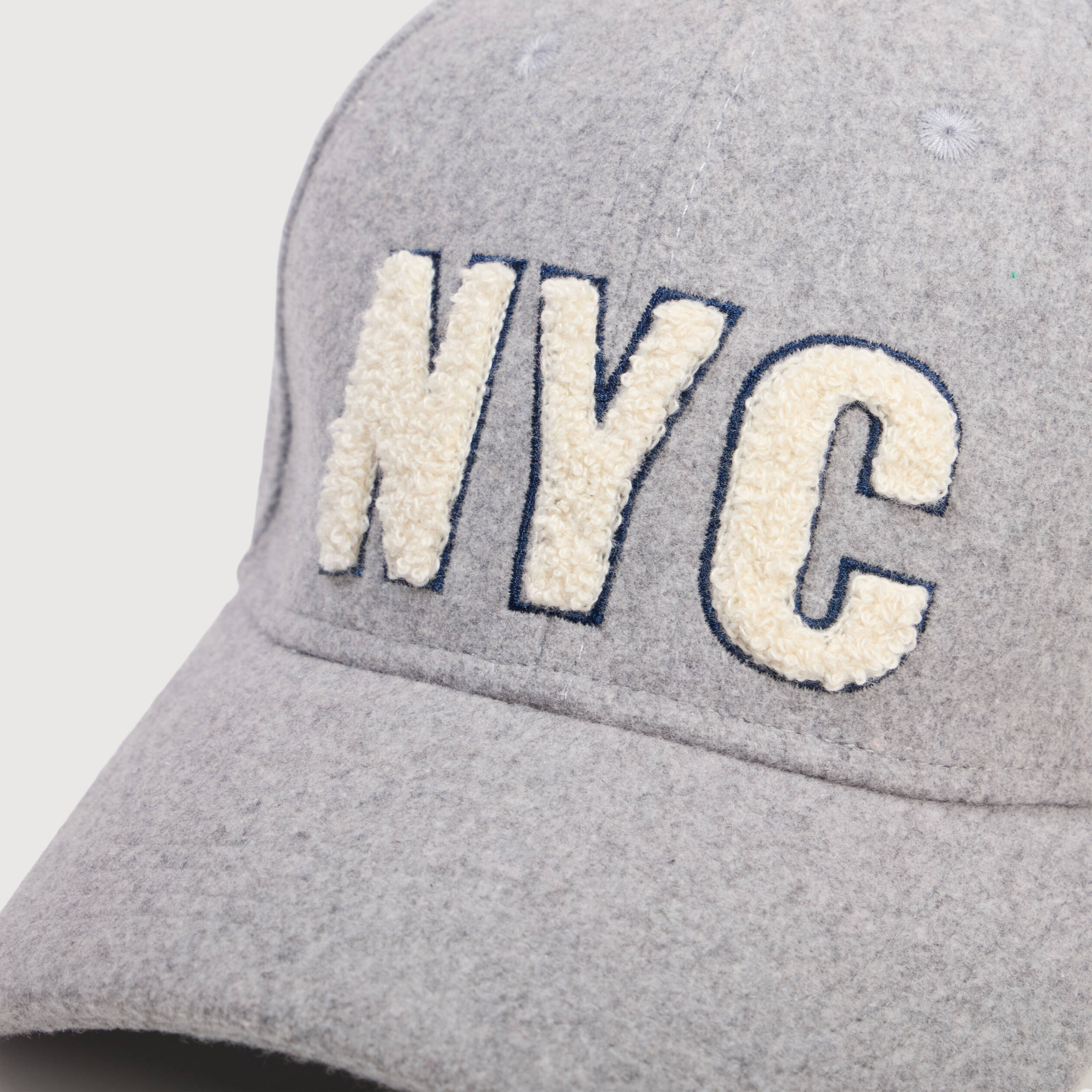 Casquette gris homme