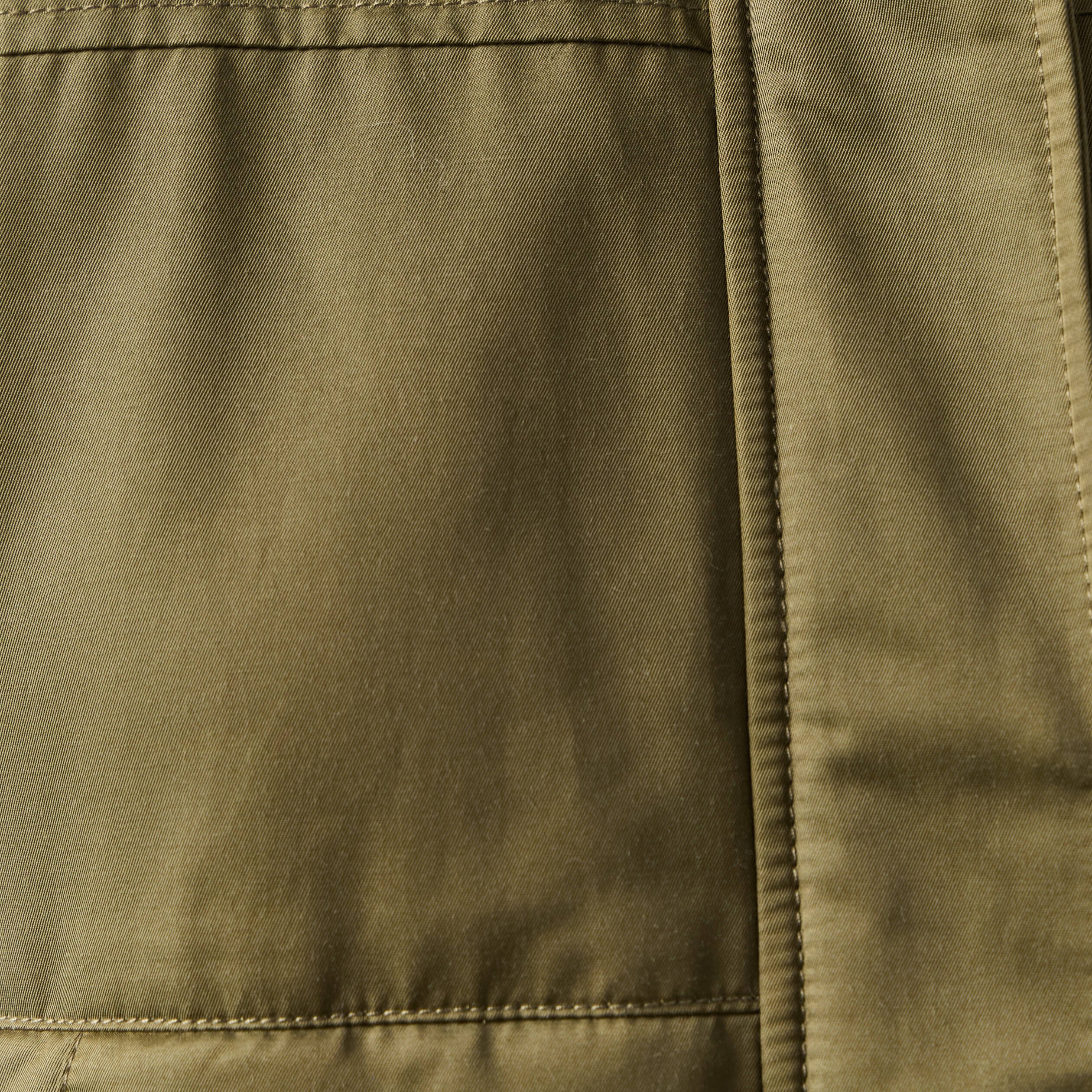 parka droite a capuche vert kaki femme Parka droite à capuche vert kaki femme