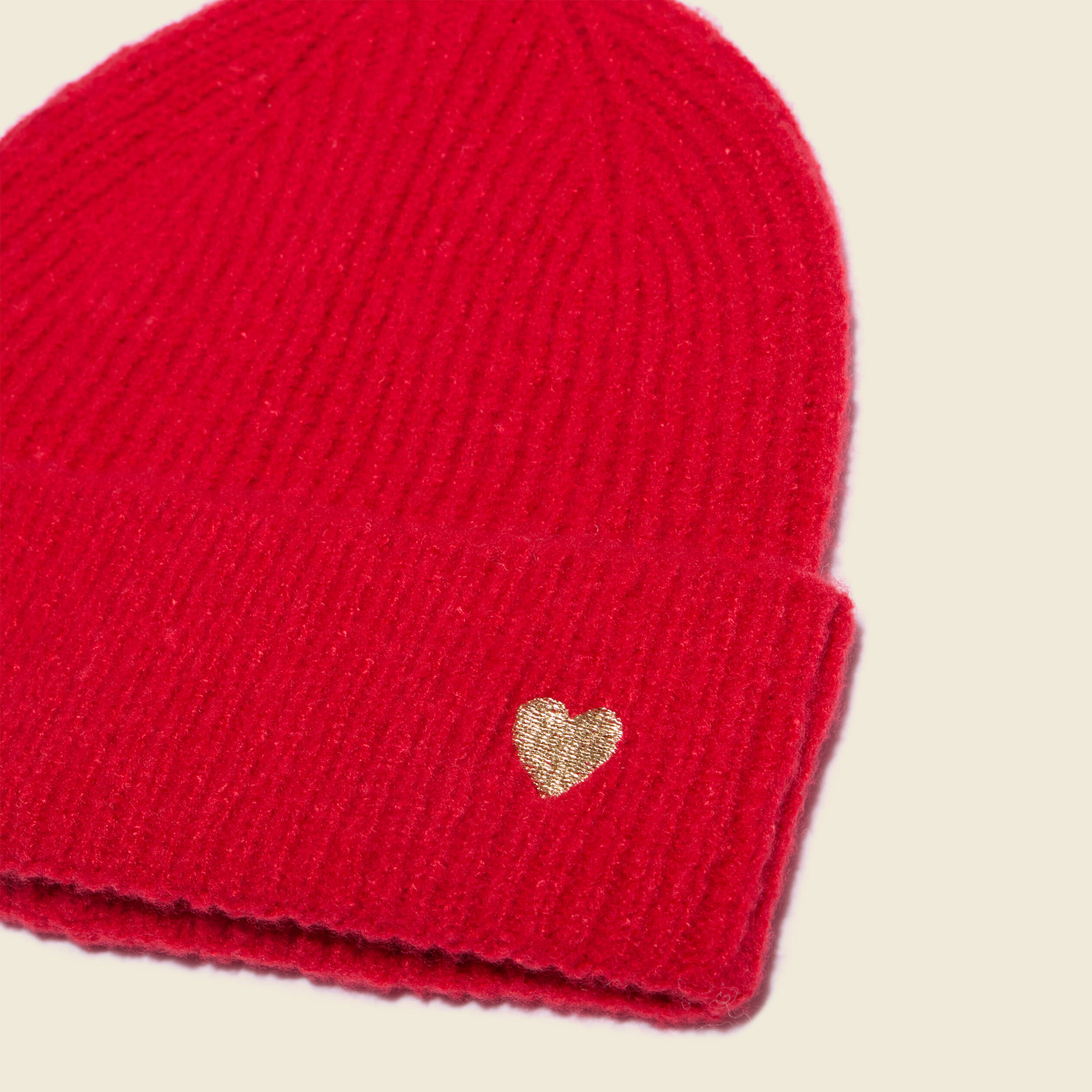 Bonnet rouge femme