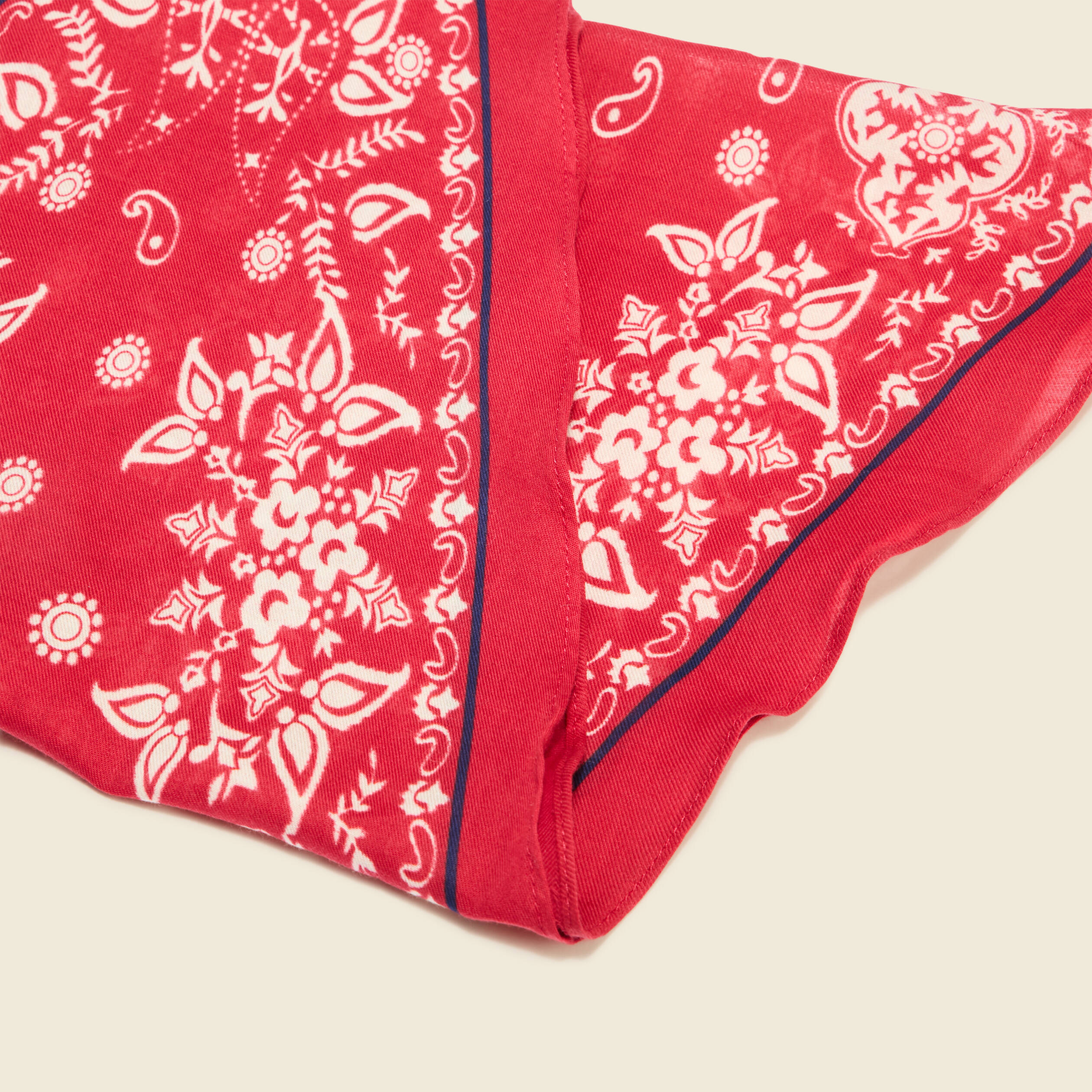 foulard en coton rouge femme Foulard en coton rouge femme