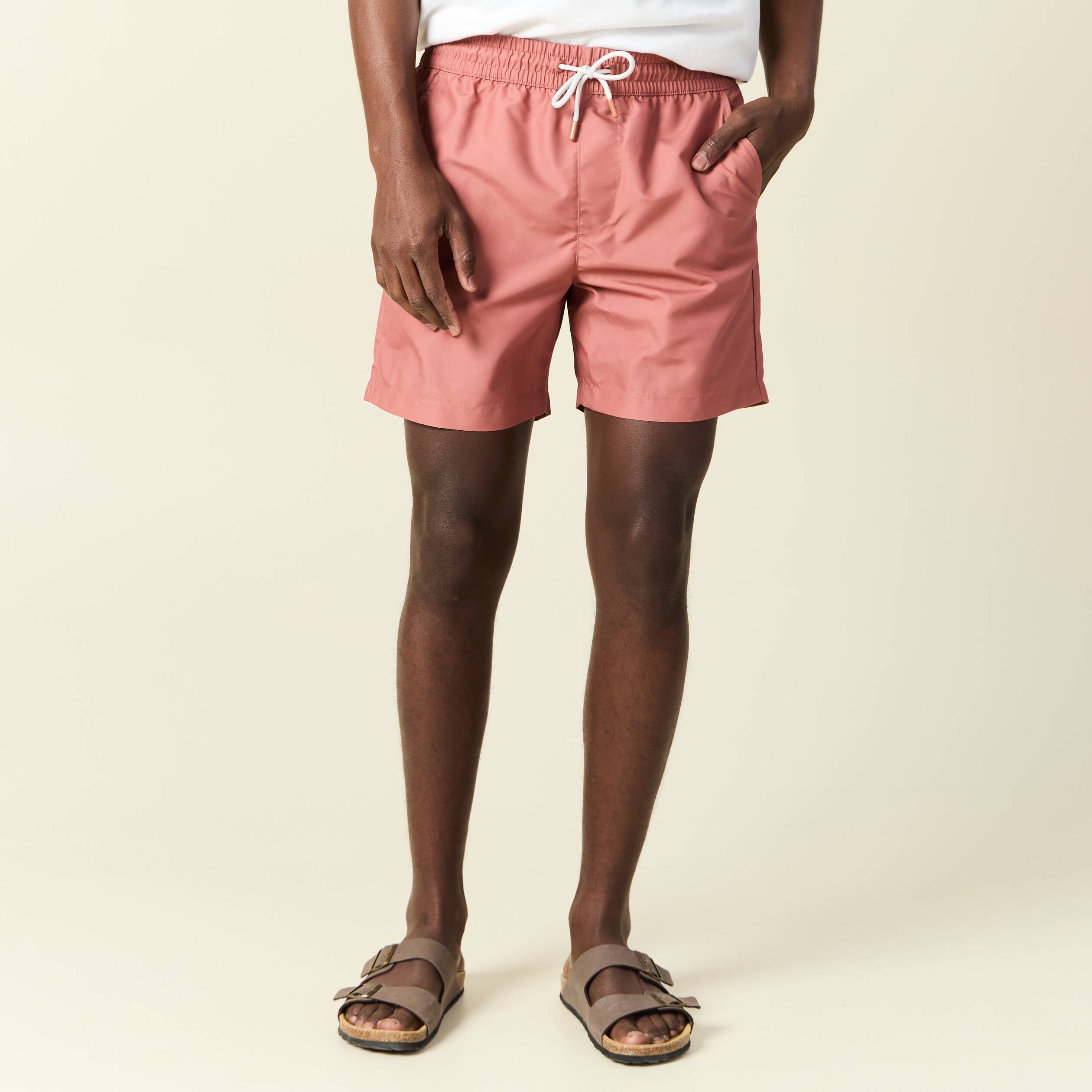 short de bain vieux rose homme Short de bain vieux rose homme