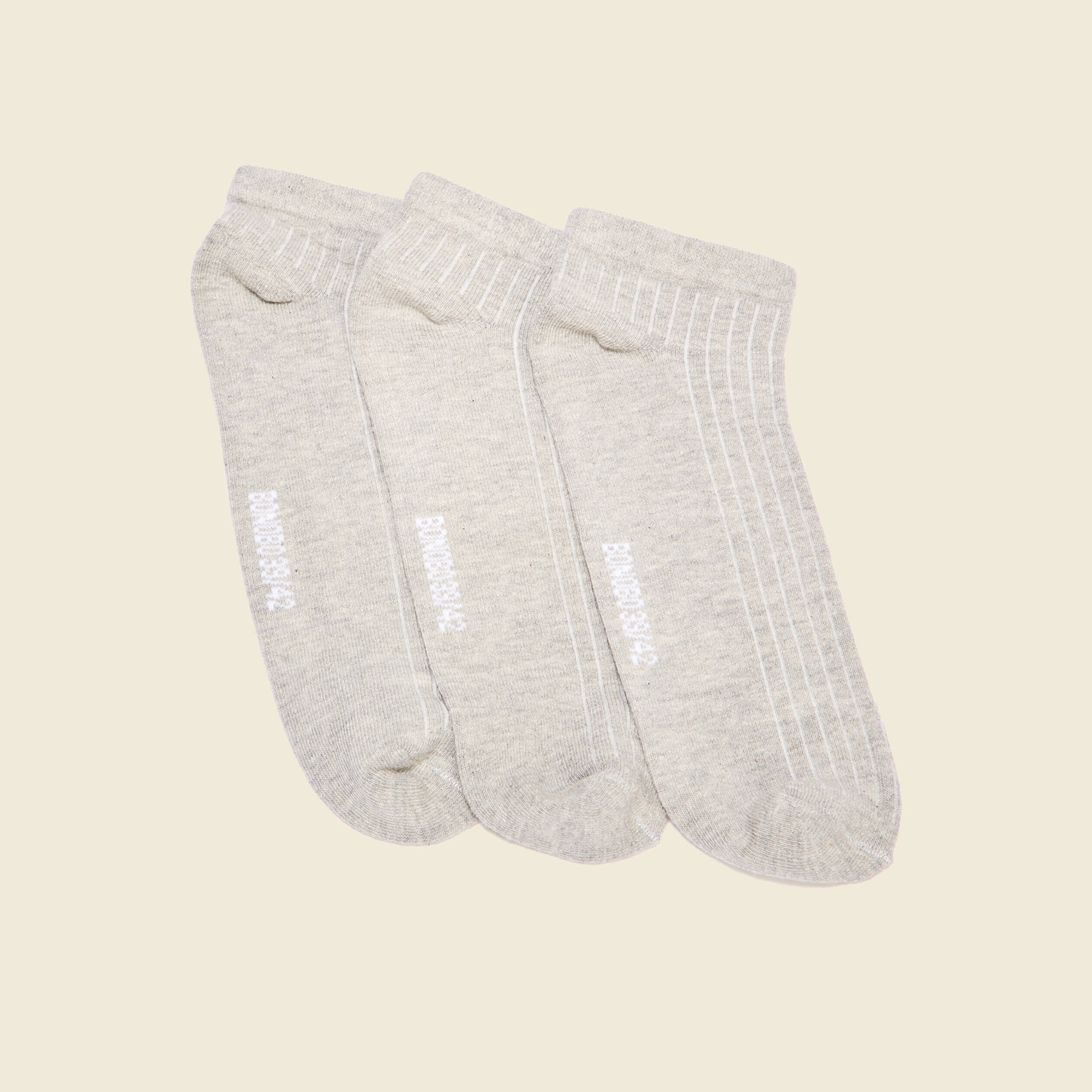 lot 3 paires chaussettes gris clair homme Lot 3 paires chaussettes gris clair homme