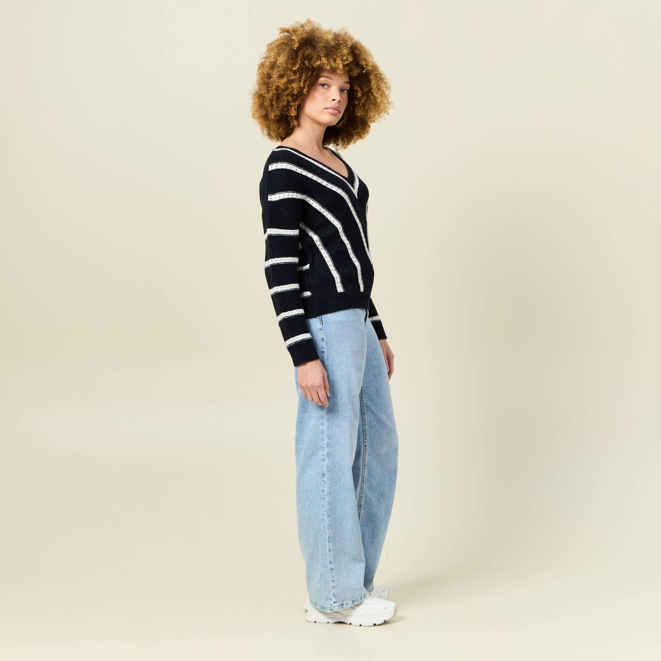 pull manches longues bleu marine femme Pull manches longues bleu marine femme