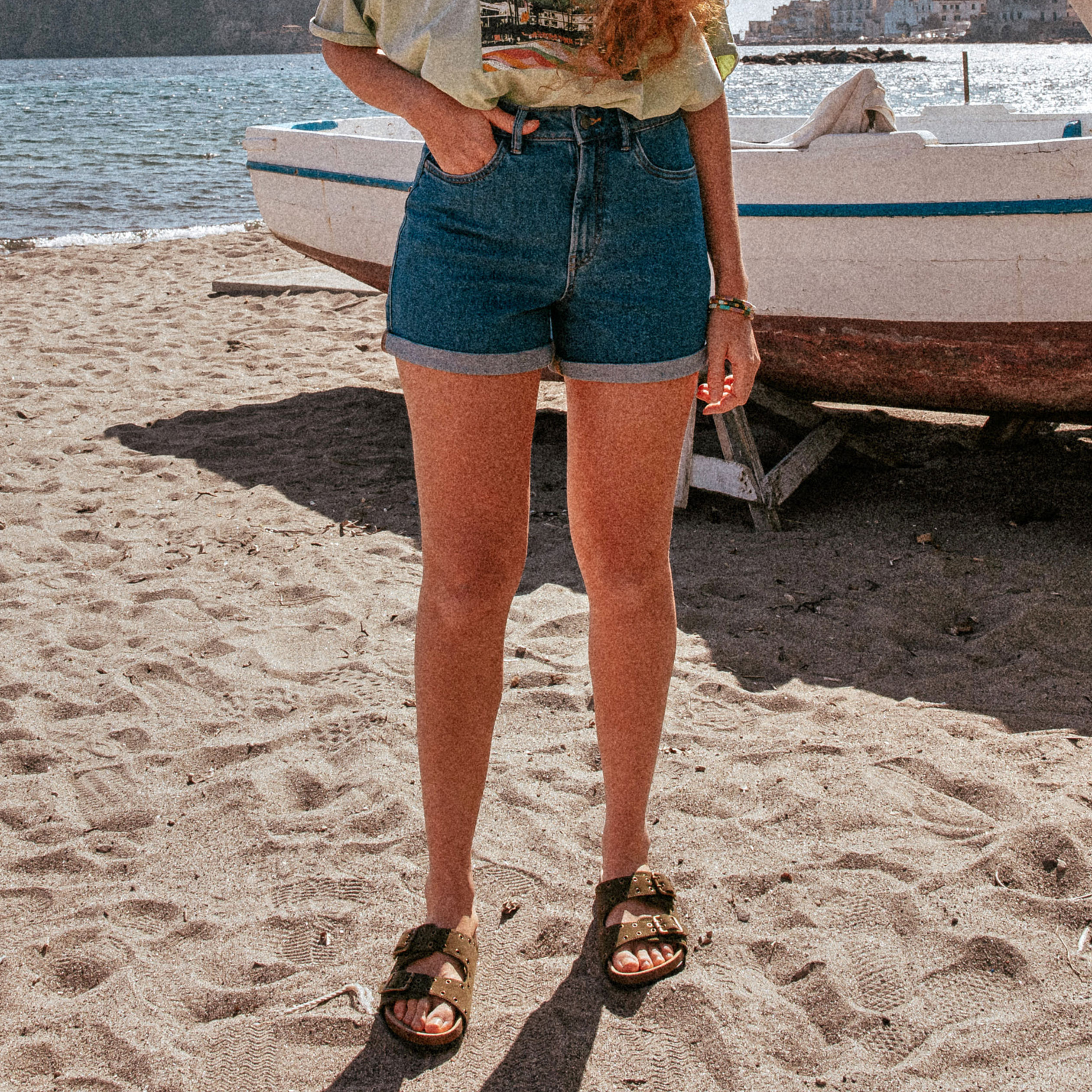 short mom eco responsable denim stone femme Short mom éco-responsable denim stone femme