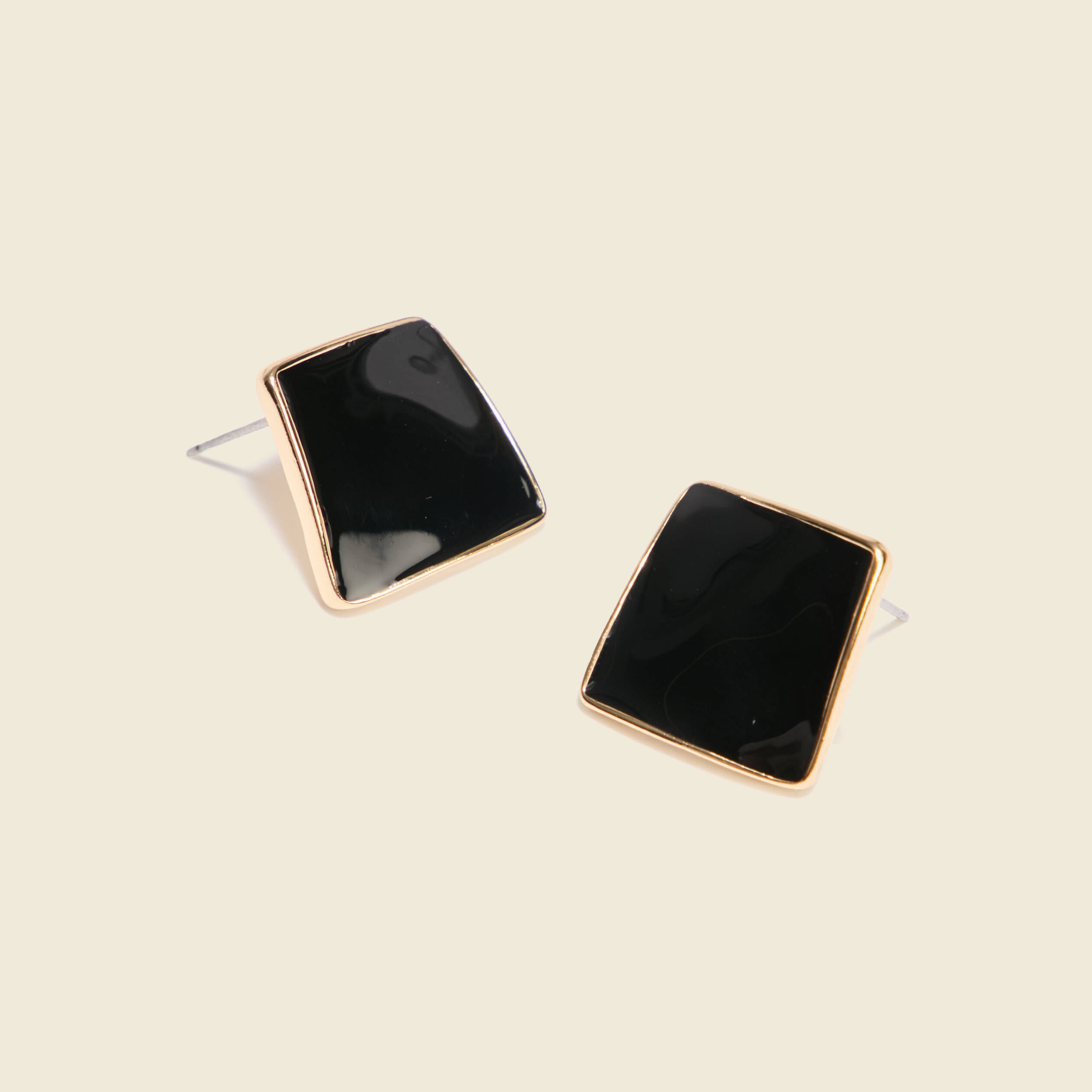 boucles doreilles clous noir femme Boucles d'oreilles clous noir femme