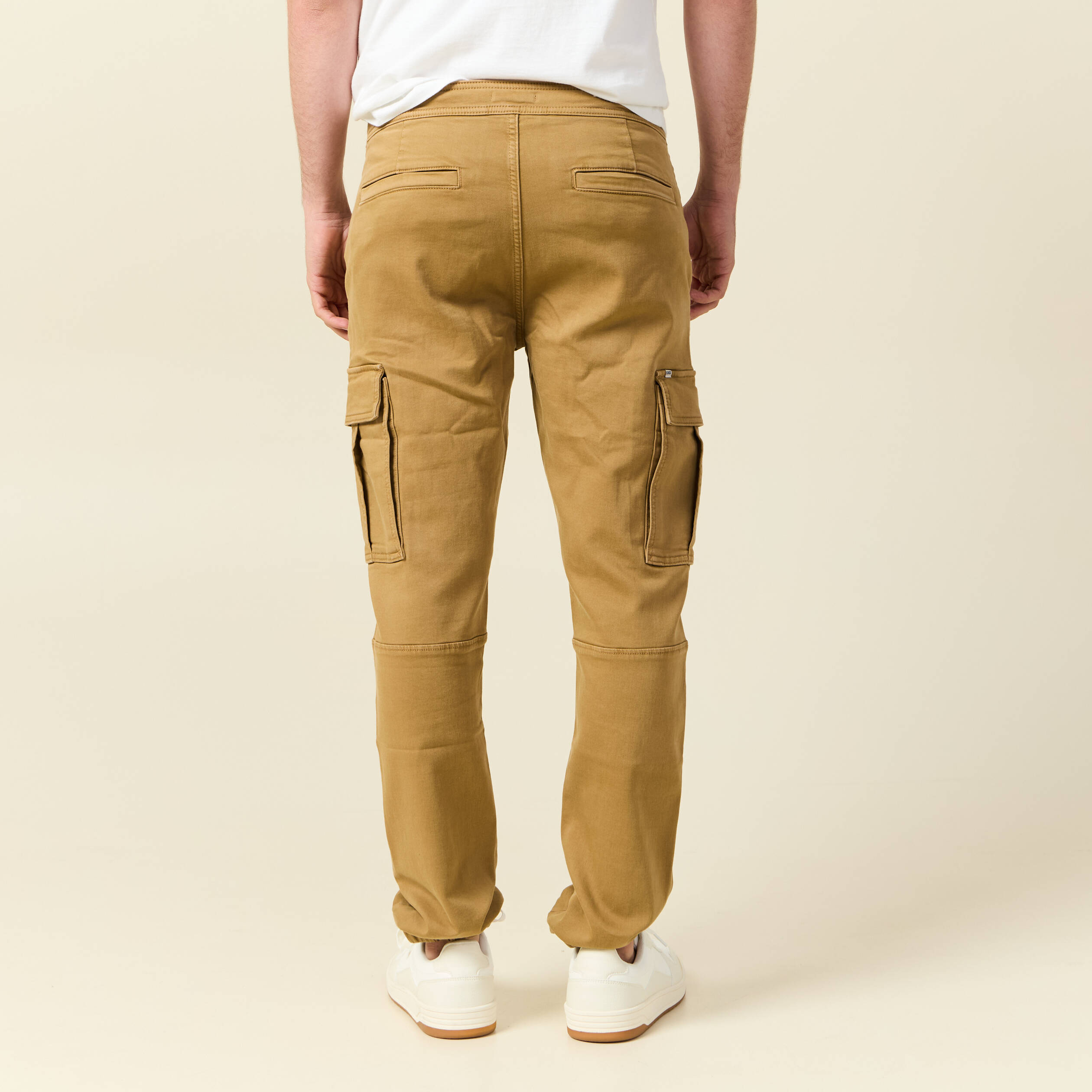 pantalon battle bas resserre vert kaki homme Pantalon battle bas resserré vert kaki homme