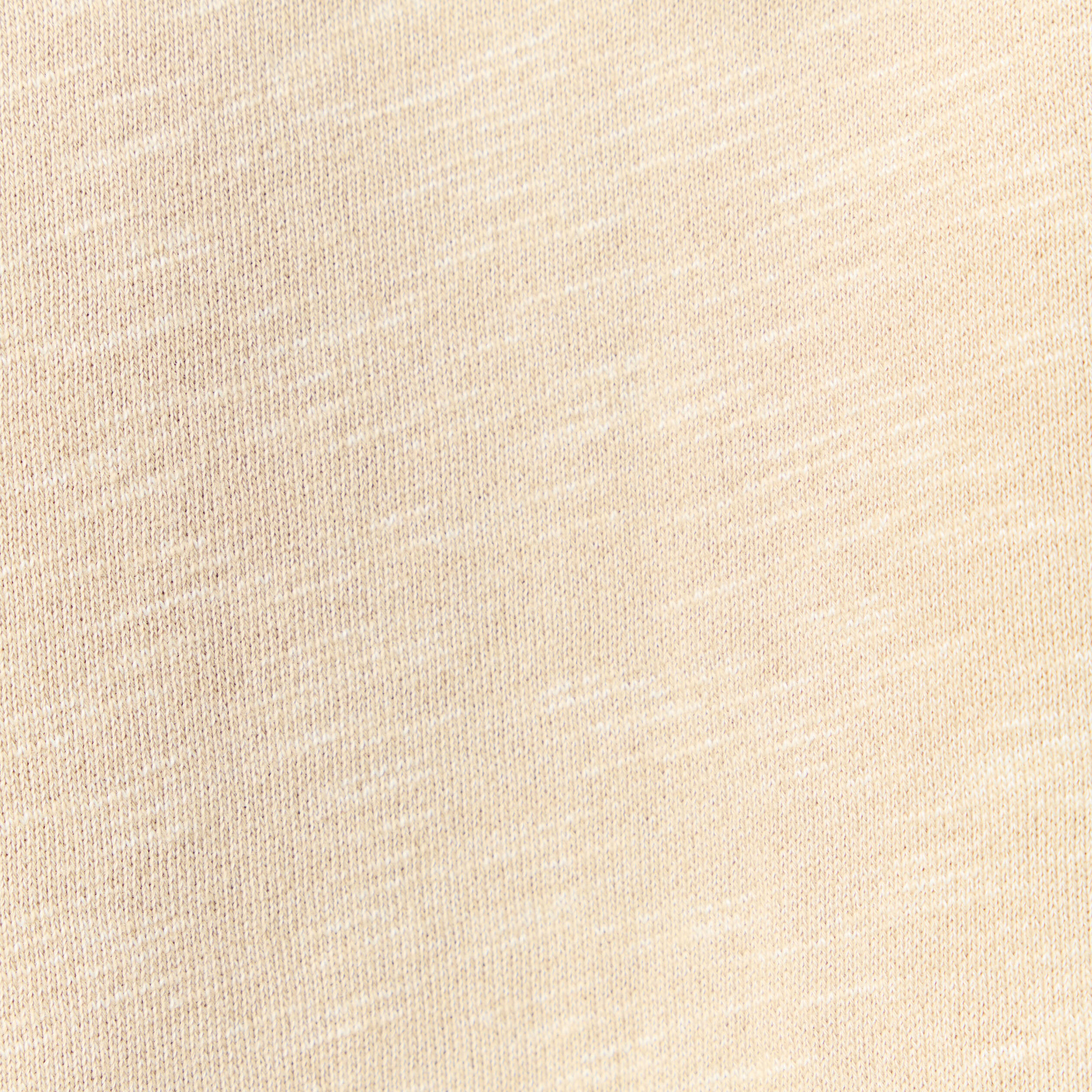 Sweat manches longues zipp&eacute; beige homme