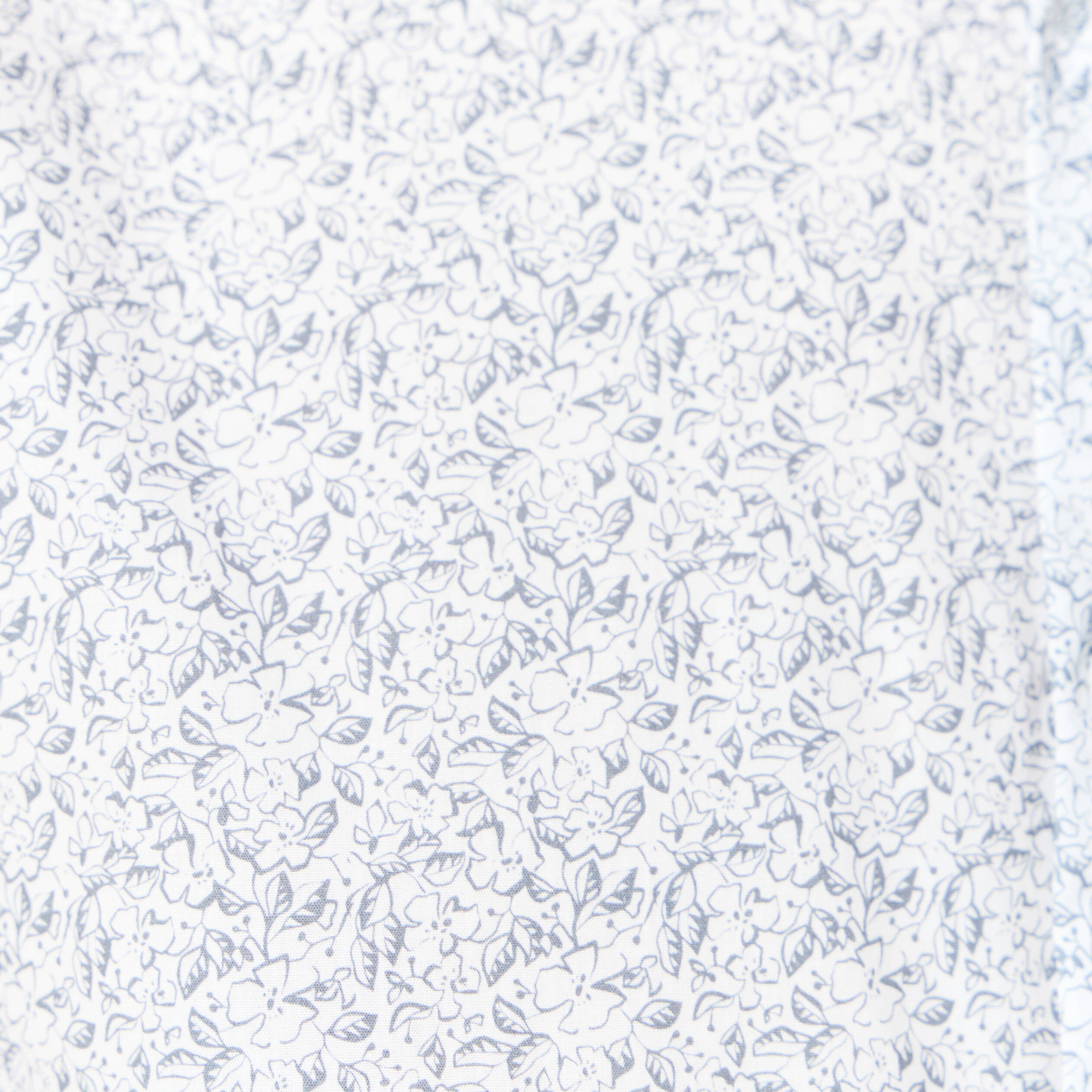 Chemise cintr&eacute;e en coton manches longues gris homme