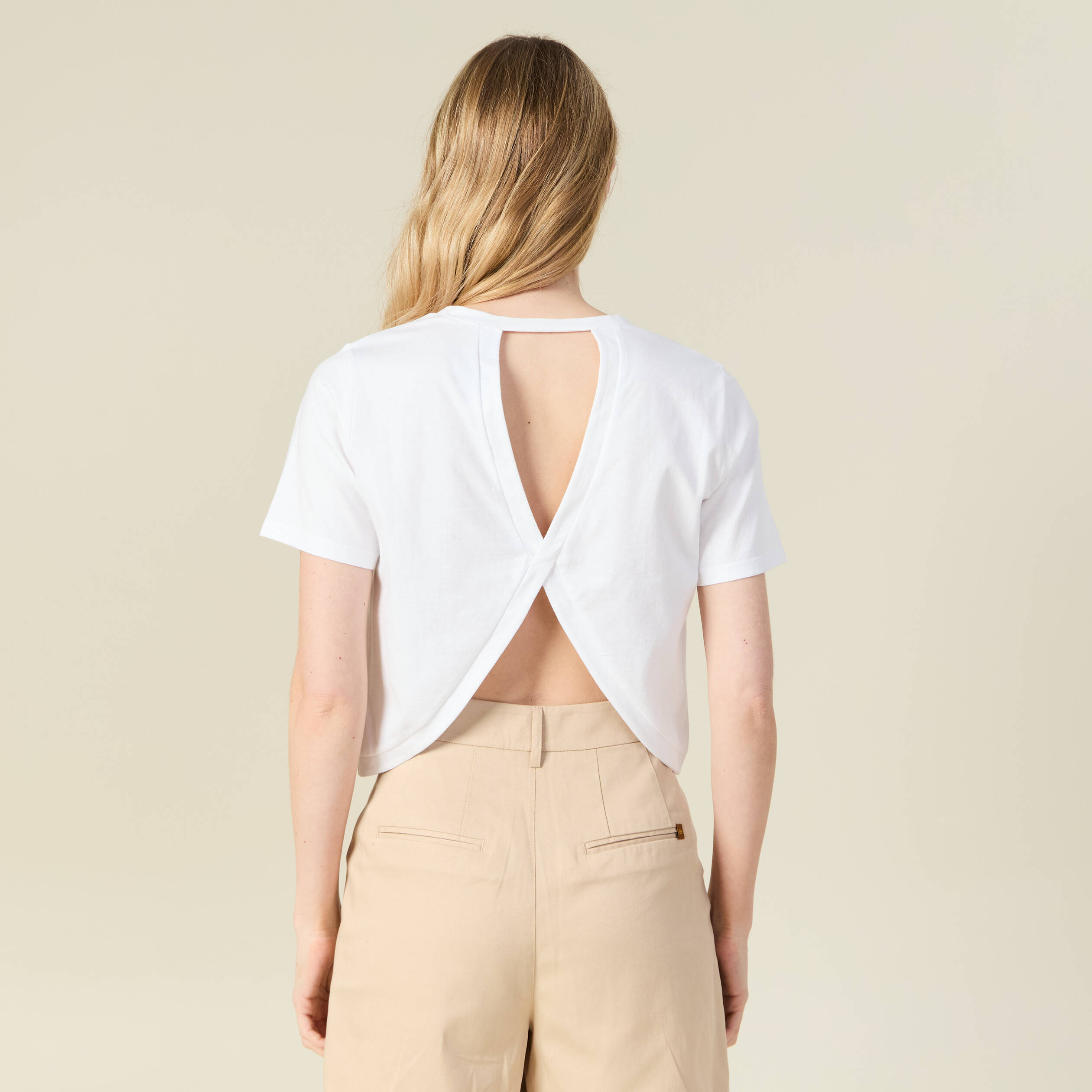 t shirt manches courtes blanc femme T-shirt manches courtes blanc femme