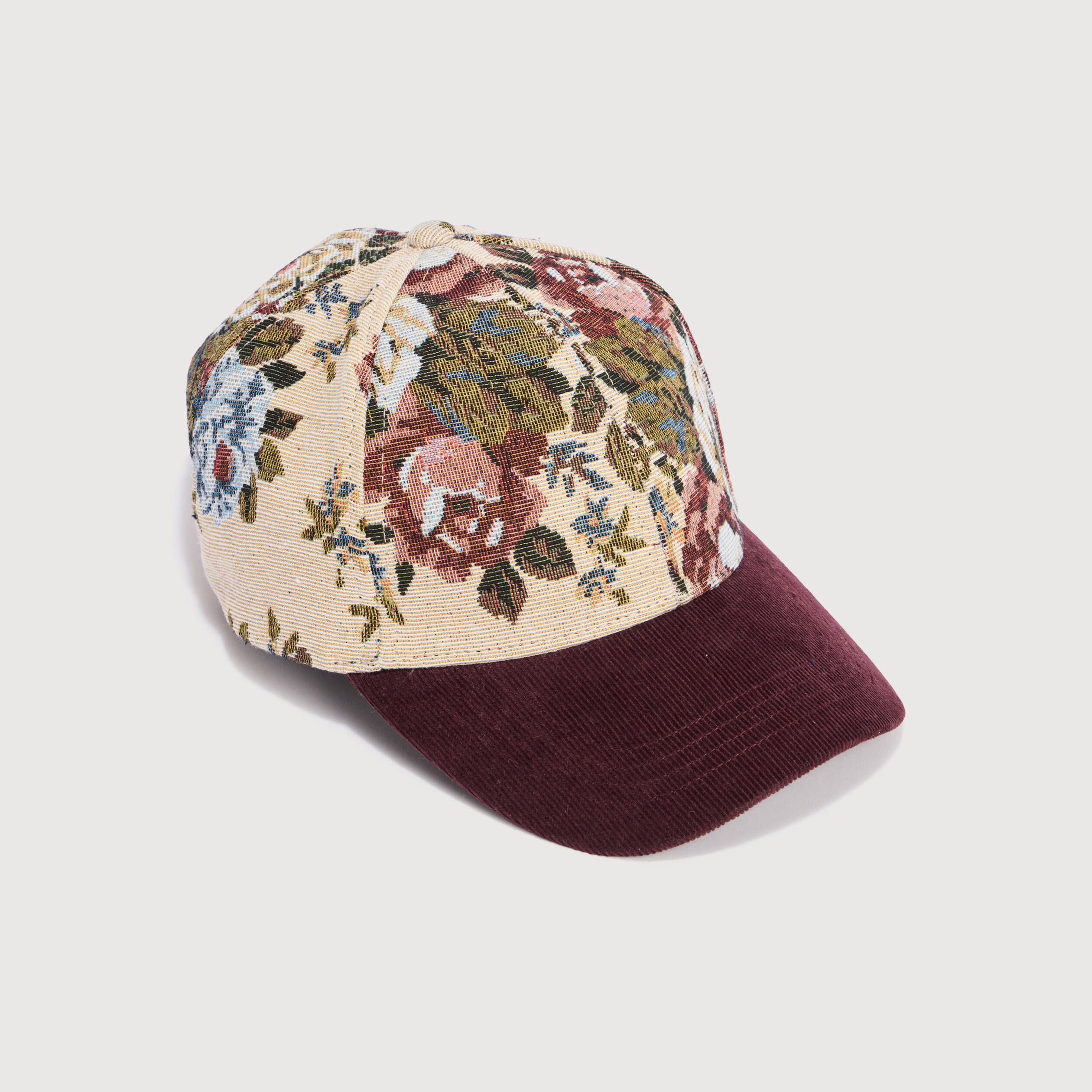 Casquette bordeaux femme