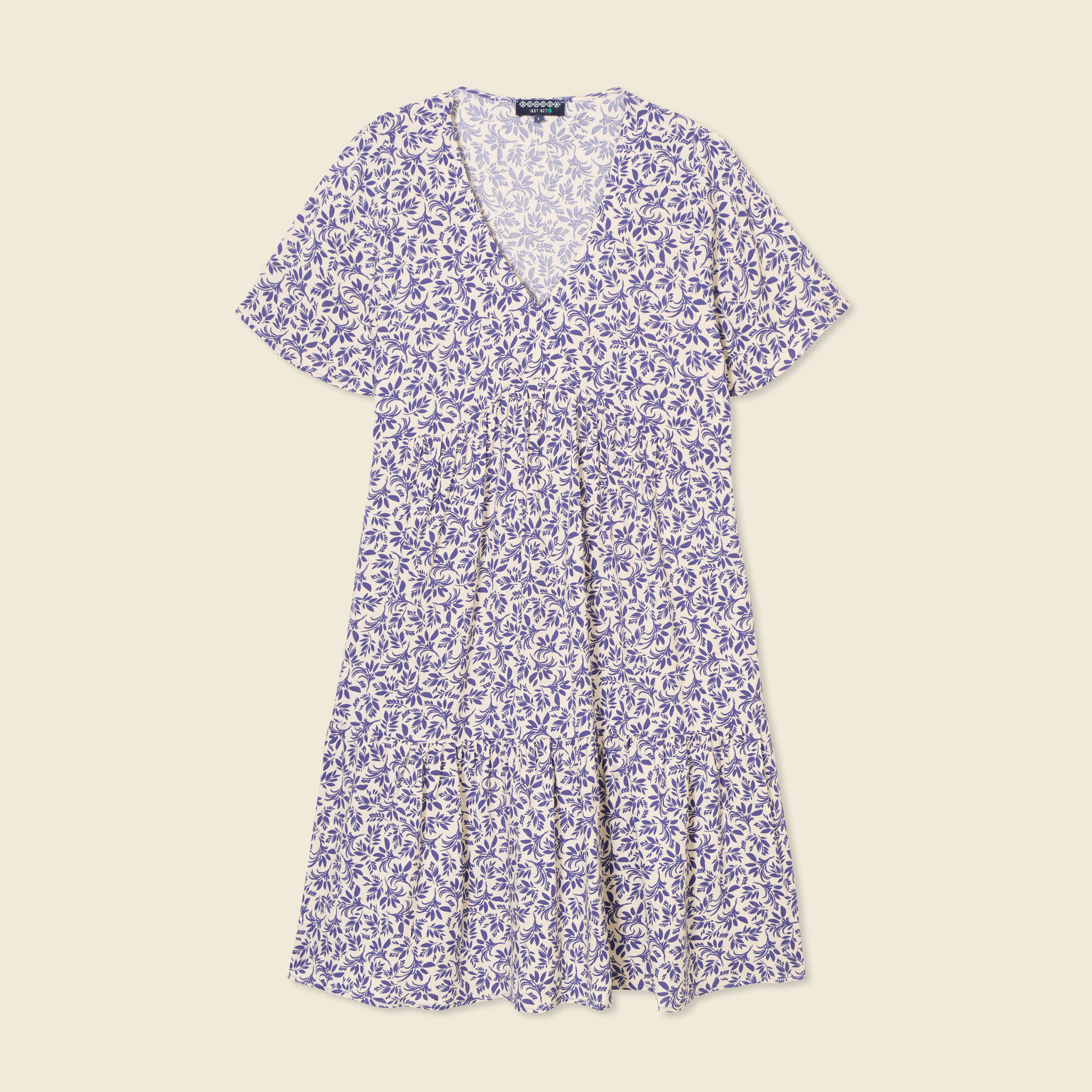 robe evasee manches courtes blanc femme Robe évasée manches courtes blanc femme