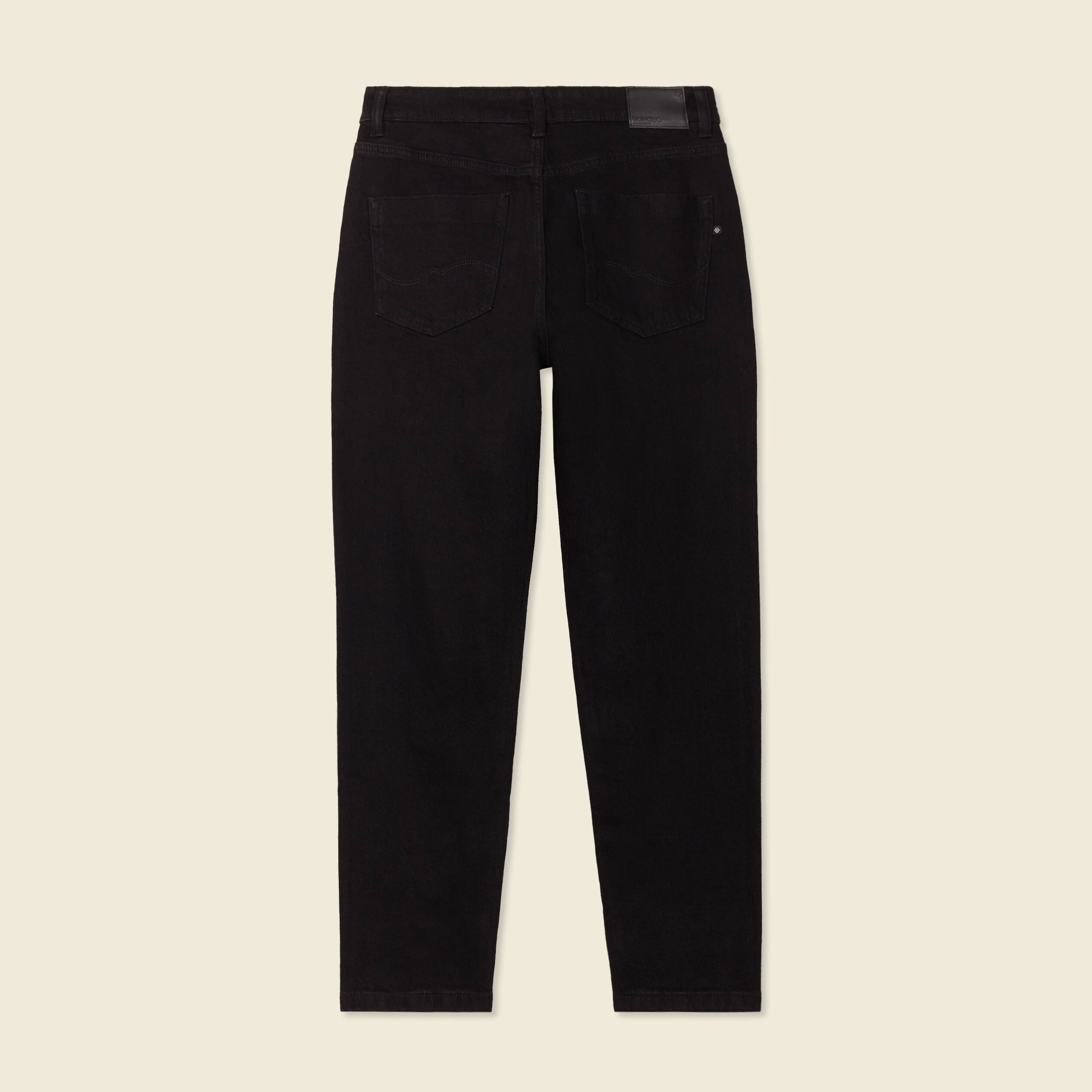 jeans mom 78eme denim noir femme Jeans mom 7/8ème denim noir femme