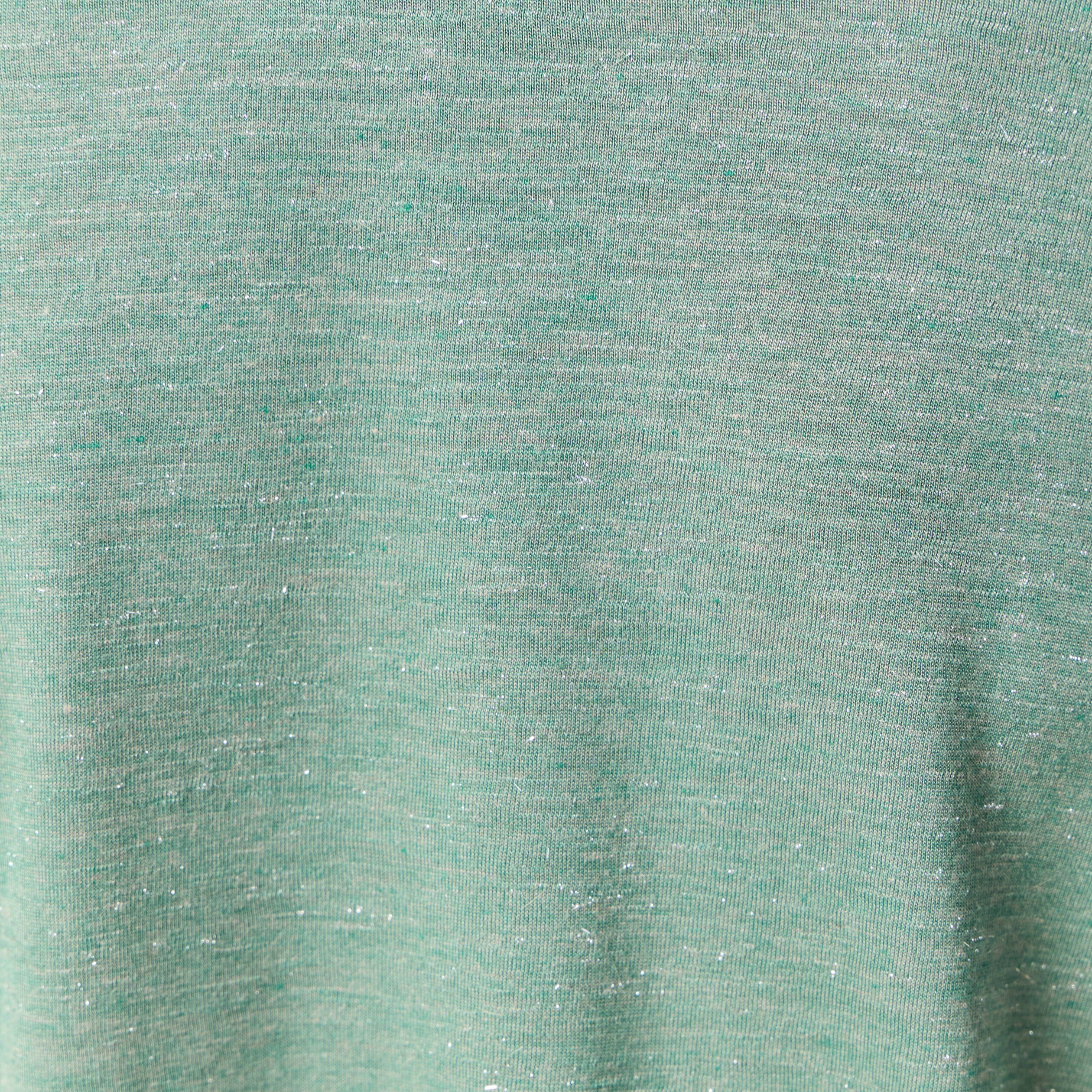 t shirt manches courtes brillant vert fonce femme T-shirt manches courtes brillant vert foncé femme
