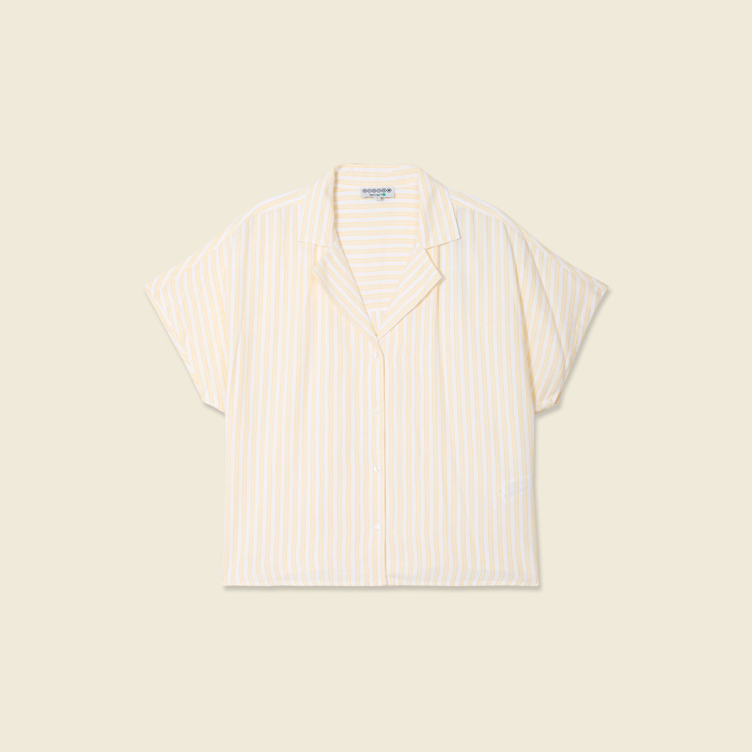 chemise manches 34 jaune femme Chemise manches 3/4 jaune femme