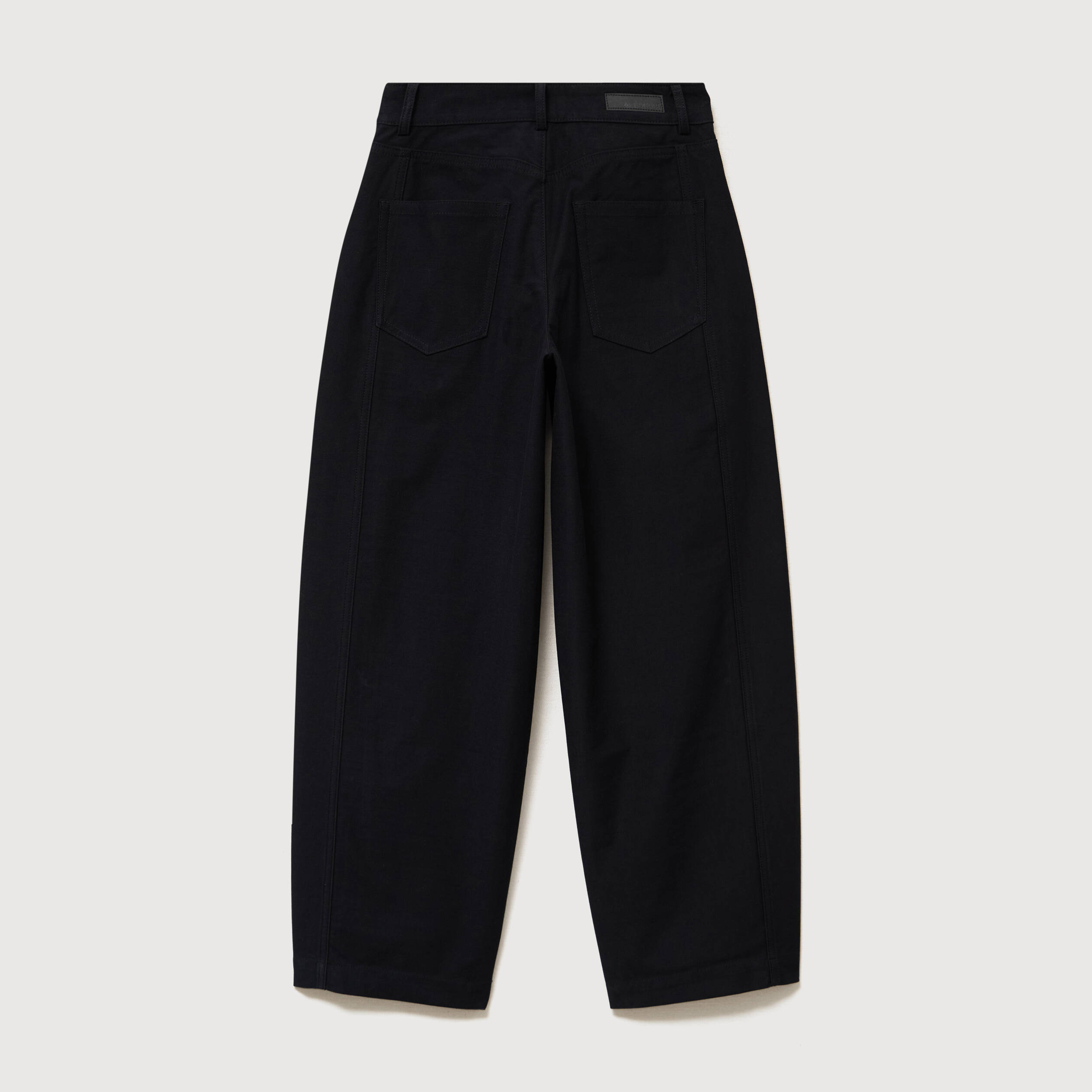 Pantalon coupe regular noir femme