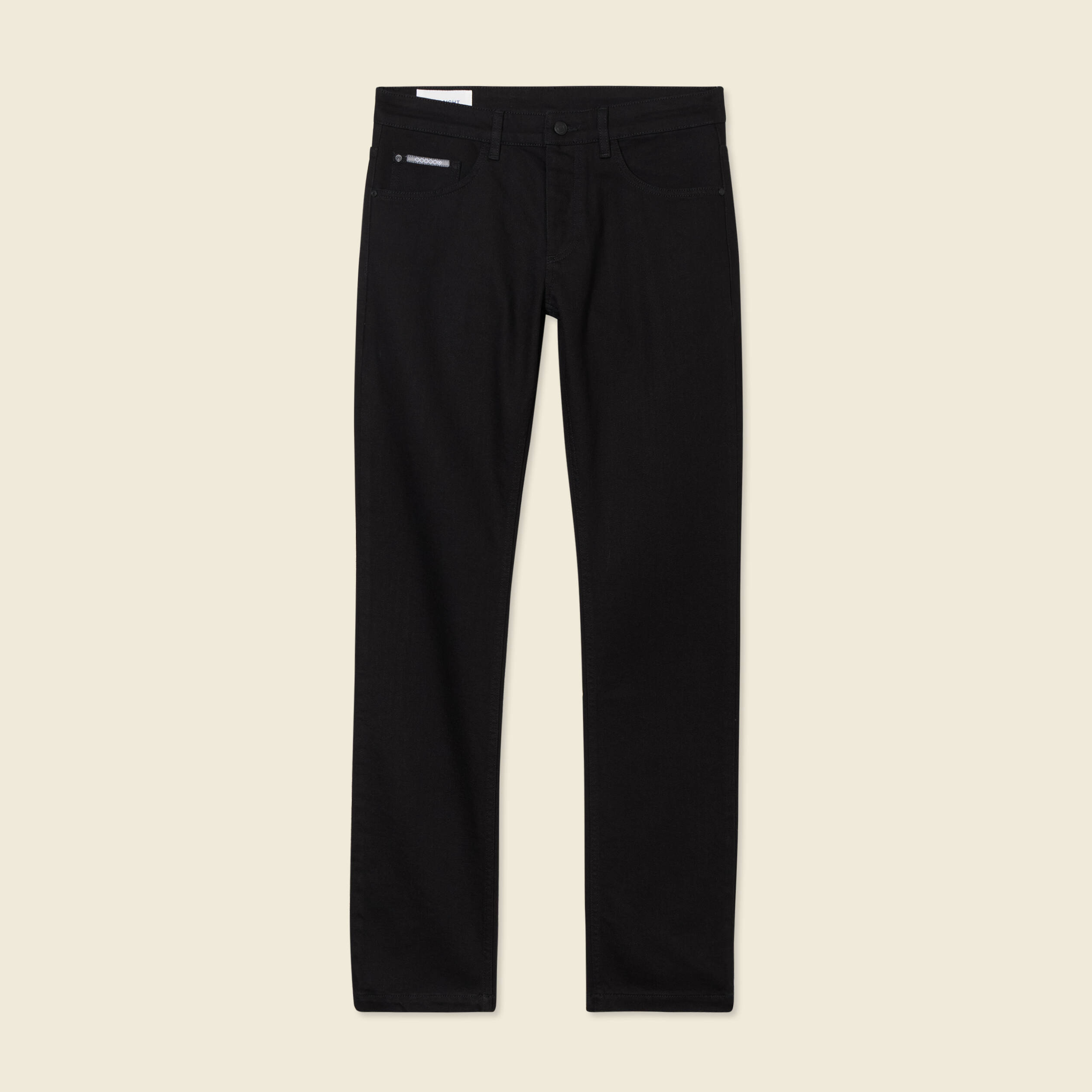 jeans straight denim noir homme Jeans straight denim noir homme