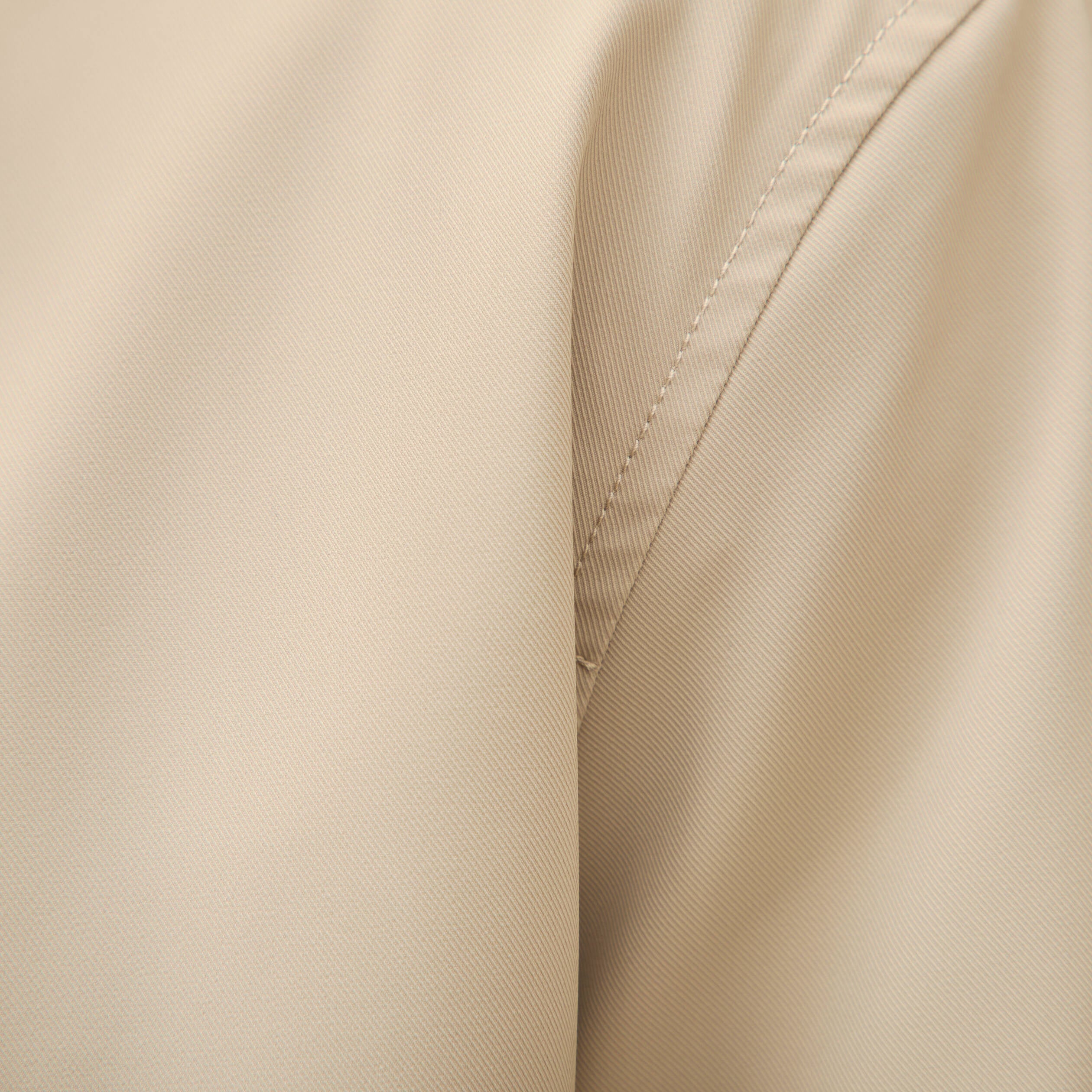 Blouson col camionneur manches longues beige homme