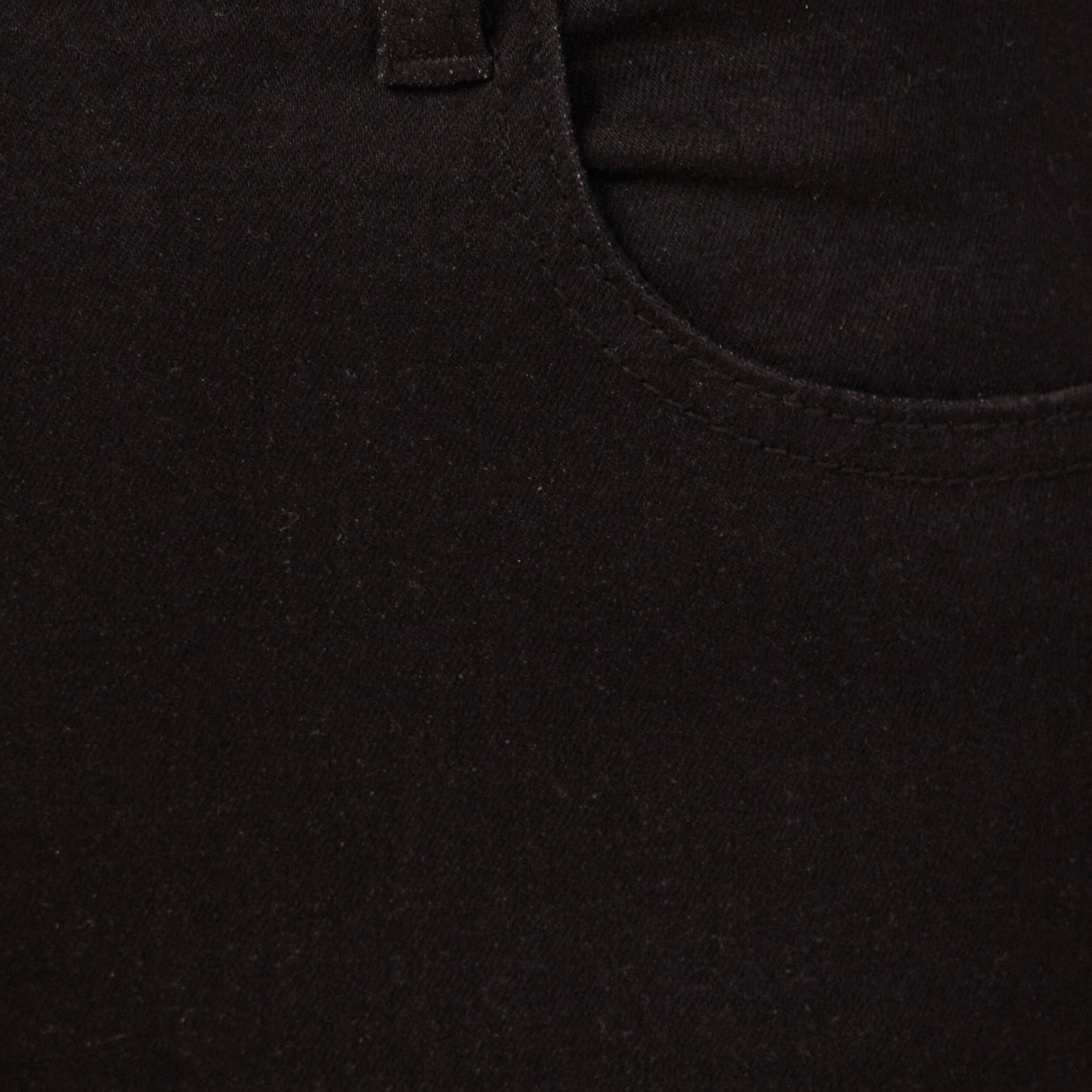Jeans skinny zipp&eacute; denim noir femme