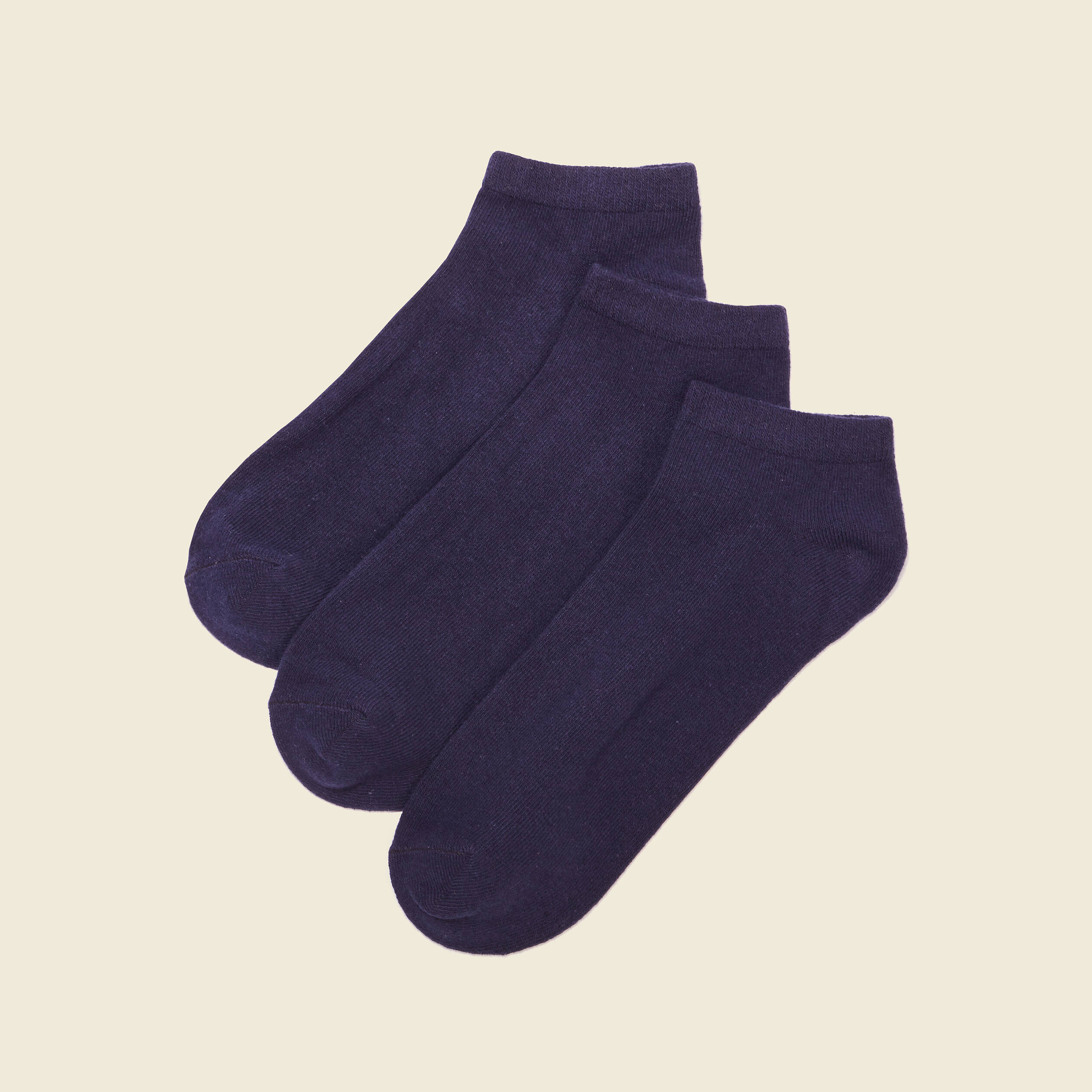Lot 3 paires chaussettes bleu marine homme