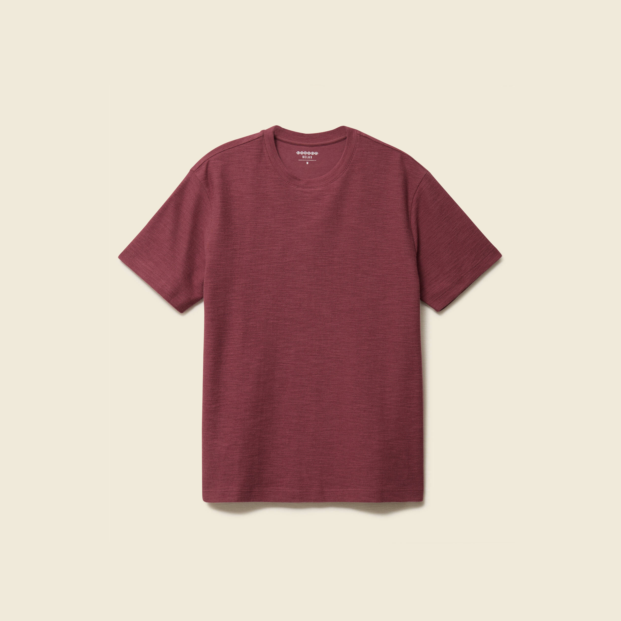 T-shirt manches courtes vieux rose homme