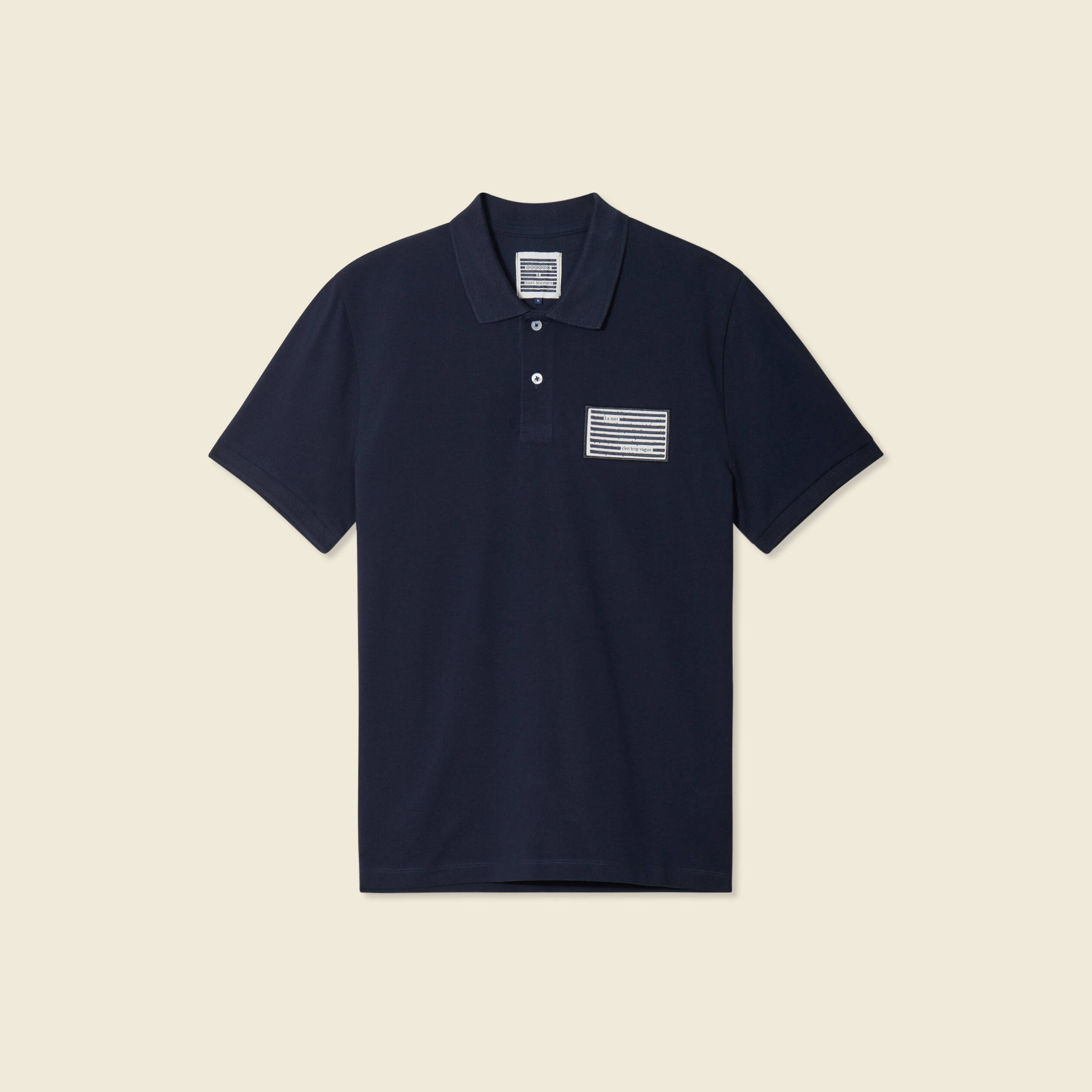 polo manches courtes bleu marine homme Polo manches courtes bleu marine homme