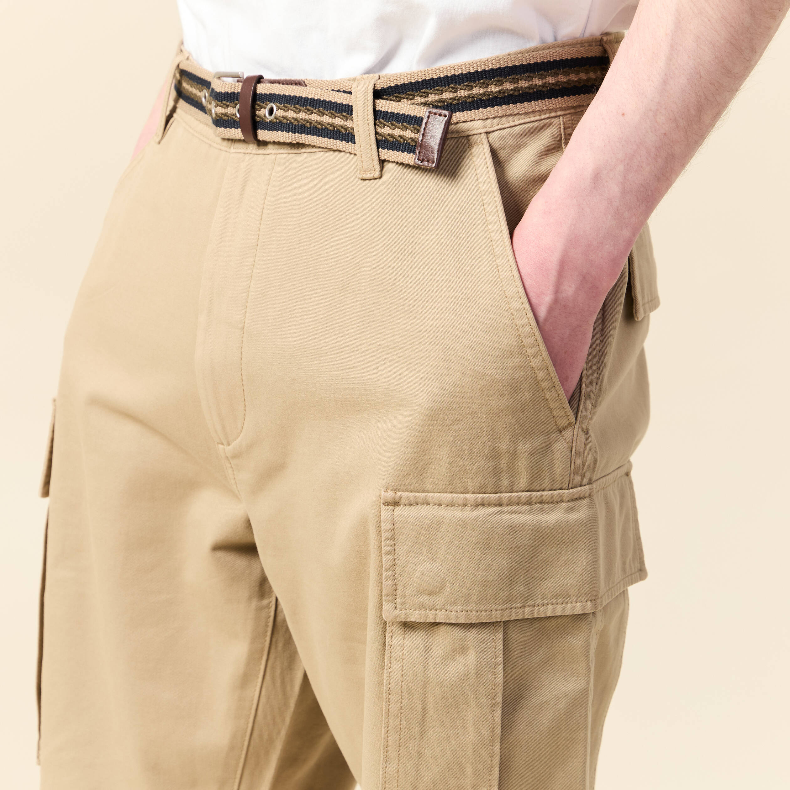 bermuda droit cargo ceinture gris homme Bermuda droit cargo ceinture gris homme