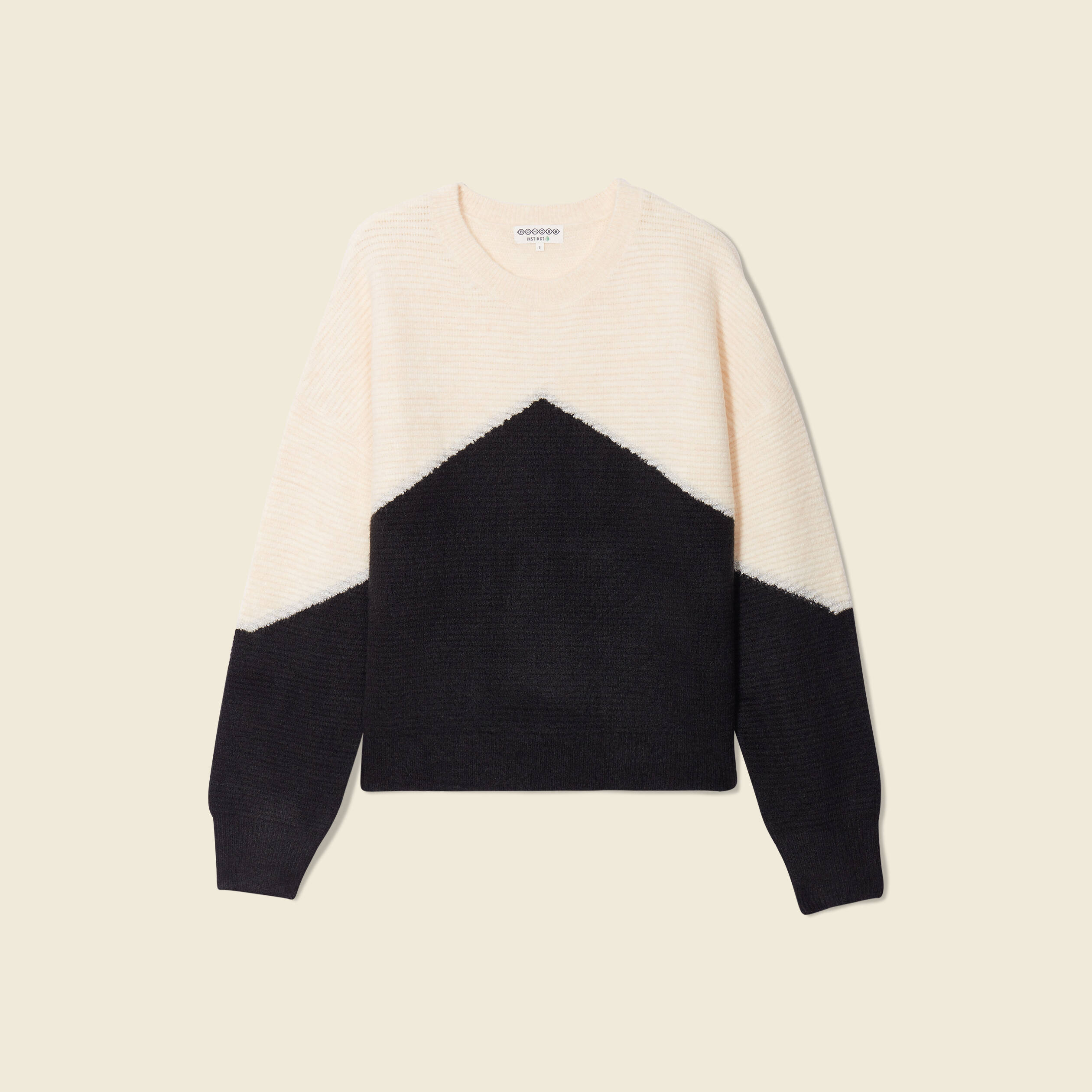 pull eco responsable ecru femme Pull éco-responsable ecru femme