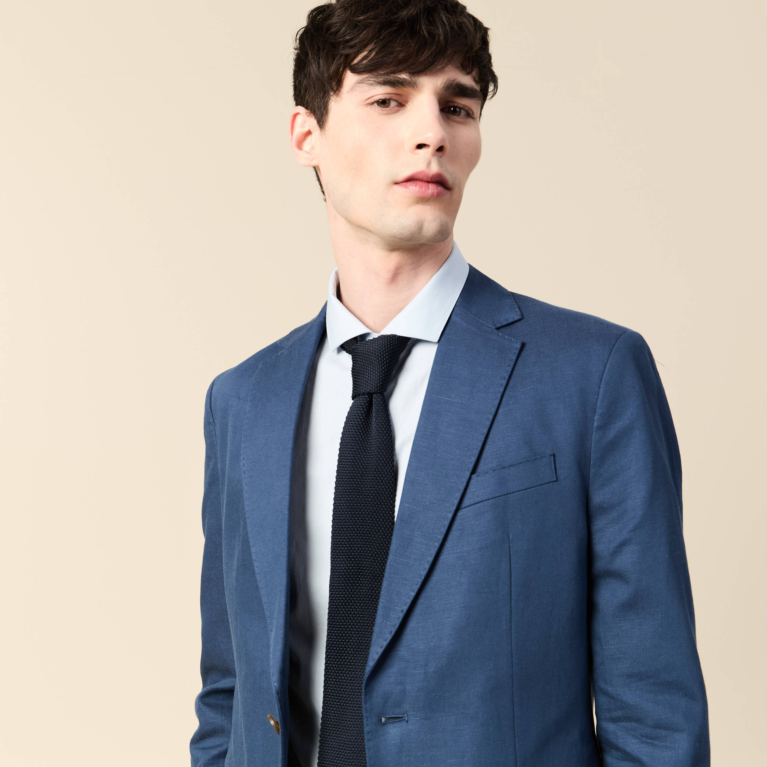 cravate bleu marine homme Cravate bleu marine homme