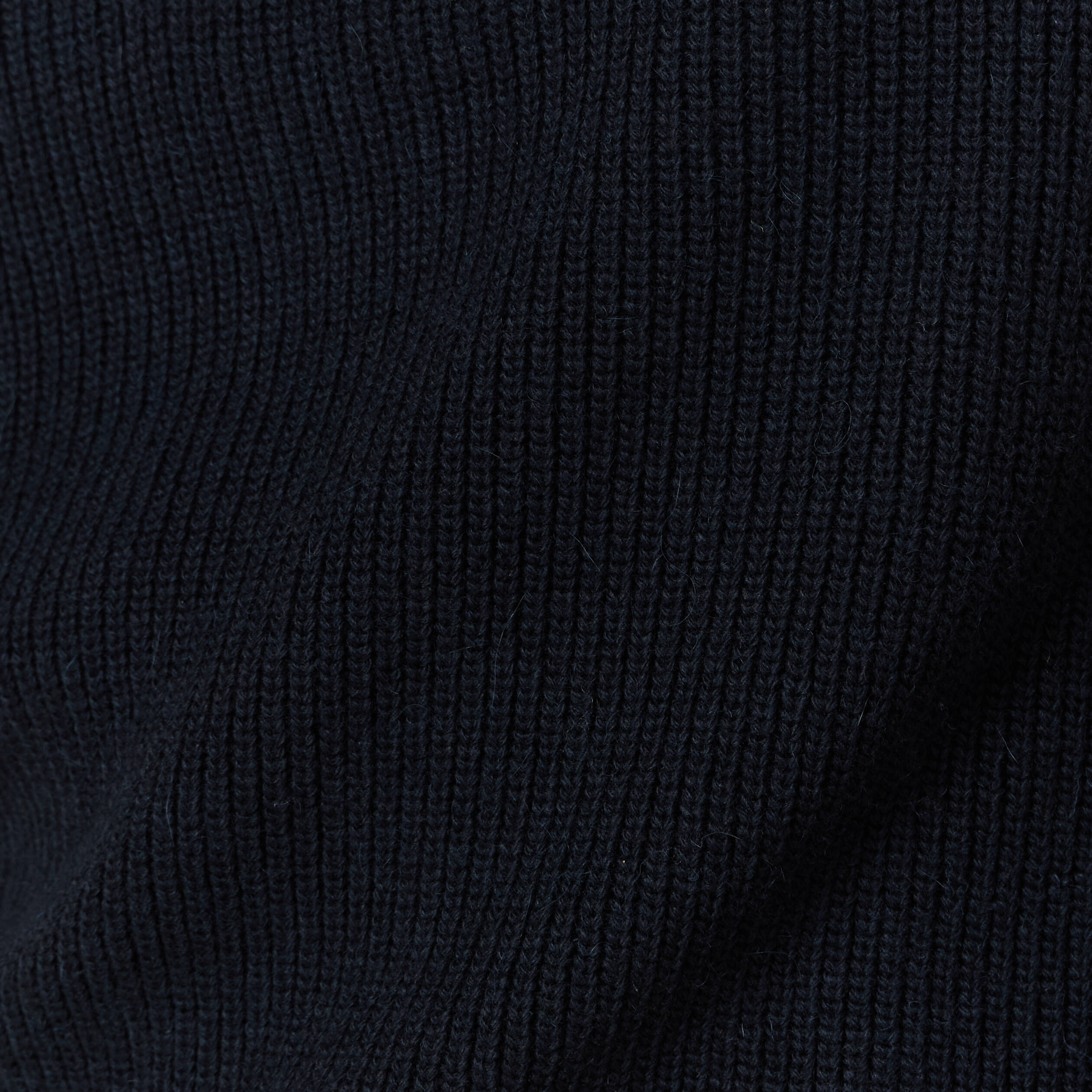 Pull col camionneur bleu marine homme