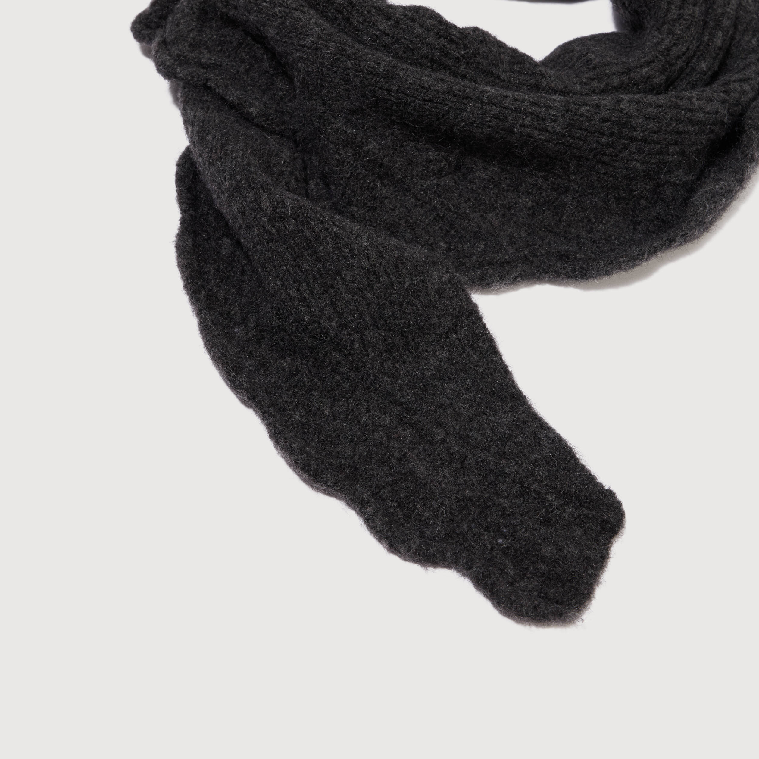 &Eacute;charpe gris fonc&eacute; femme