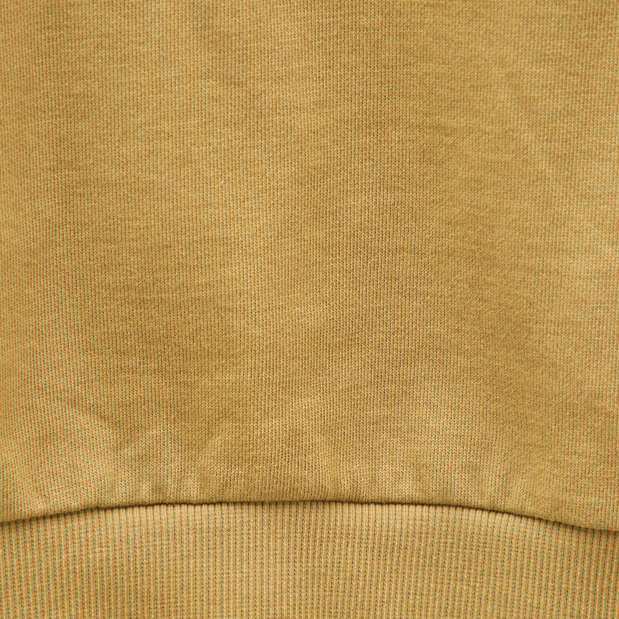 Sweat droit en coton manches longues camel femme