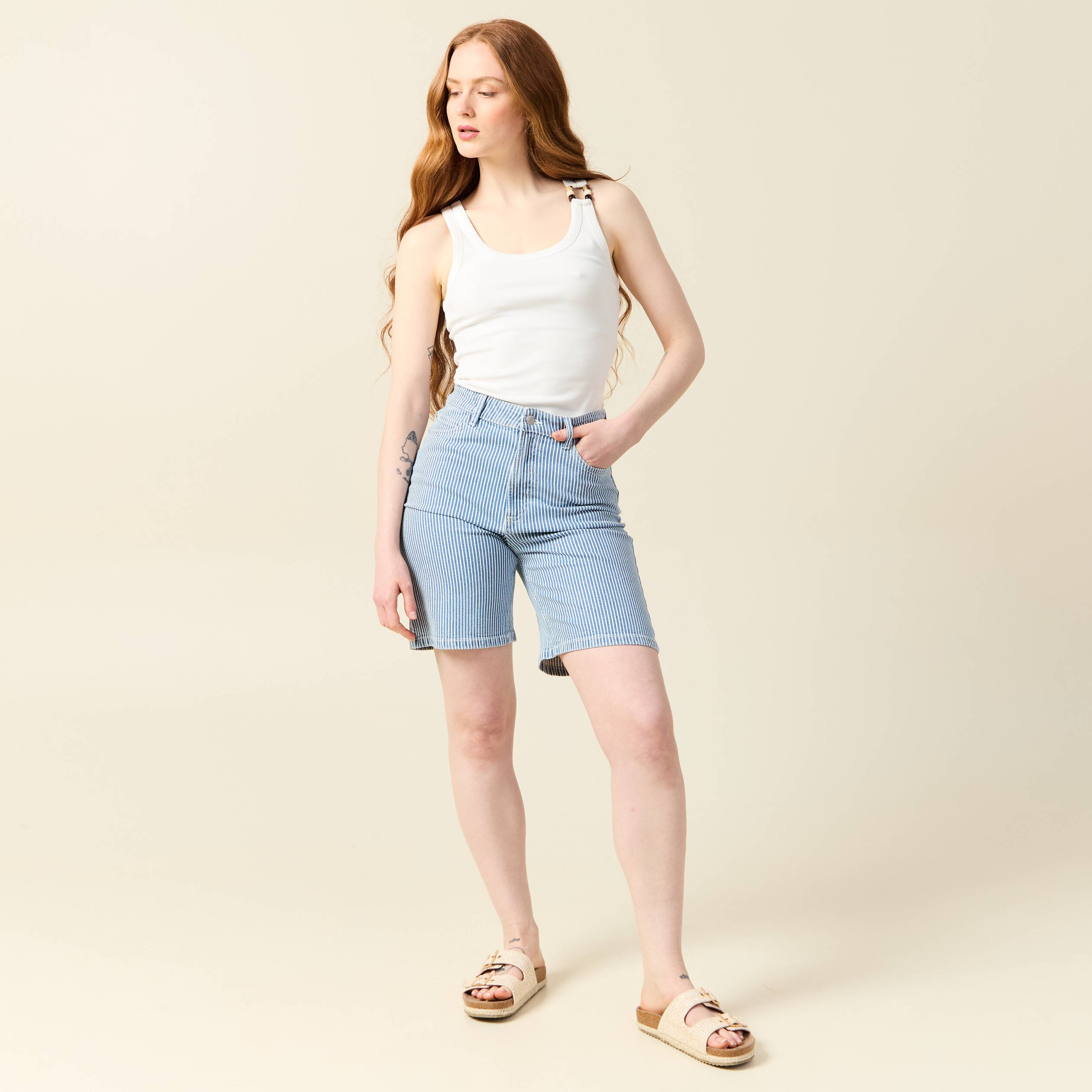 debardeur sans manches ecru femme Débardeur sans manches ecru femme