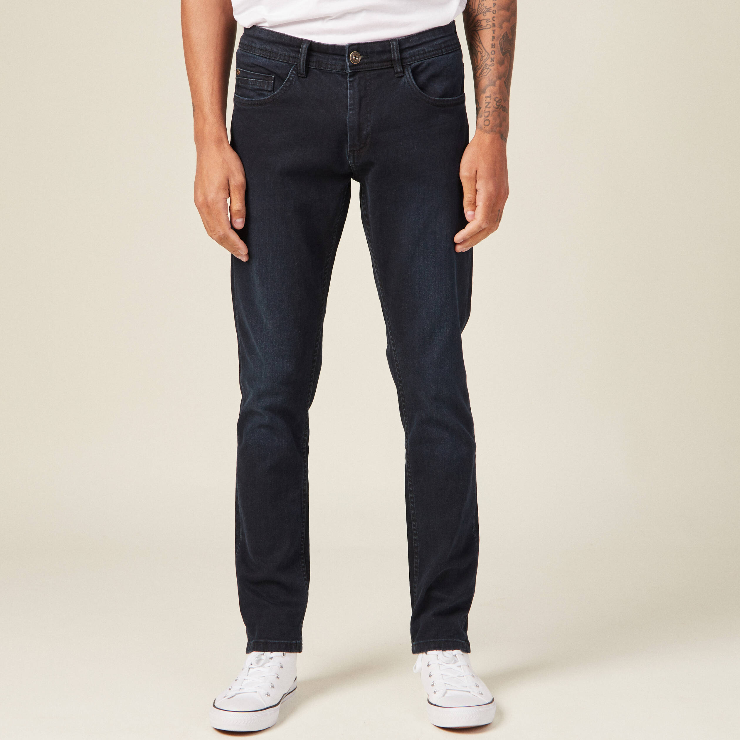 jeans slim eco responsable denim blue black homme Jeans slim éco-responsable denim blue black homme