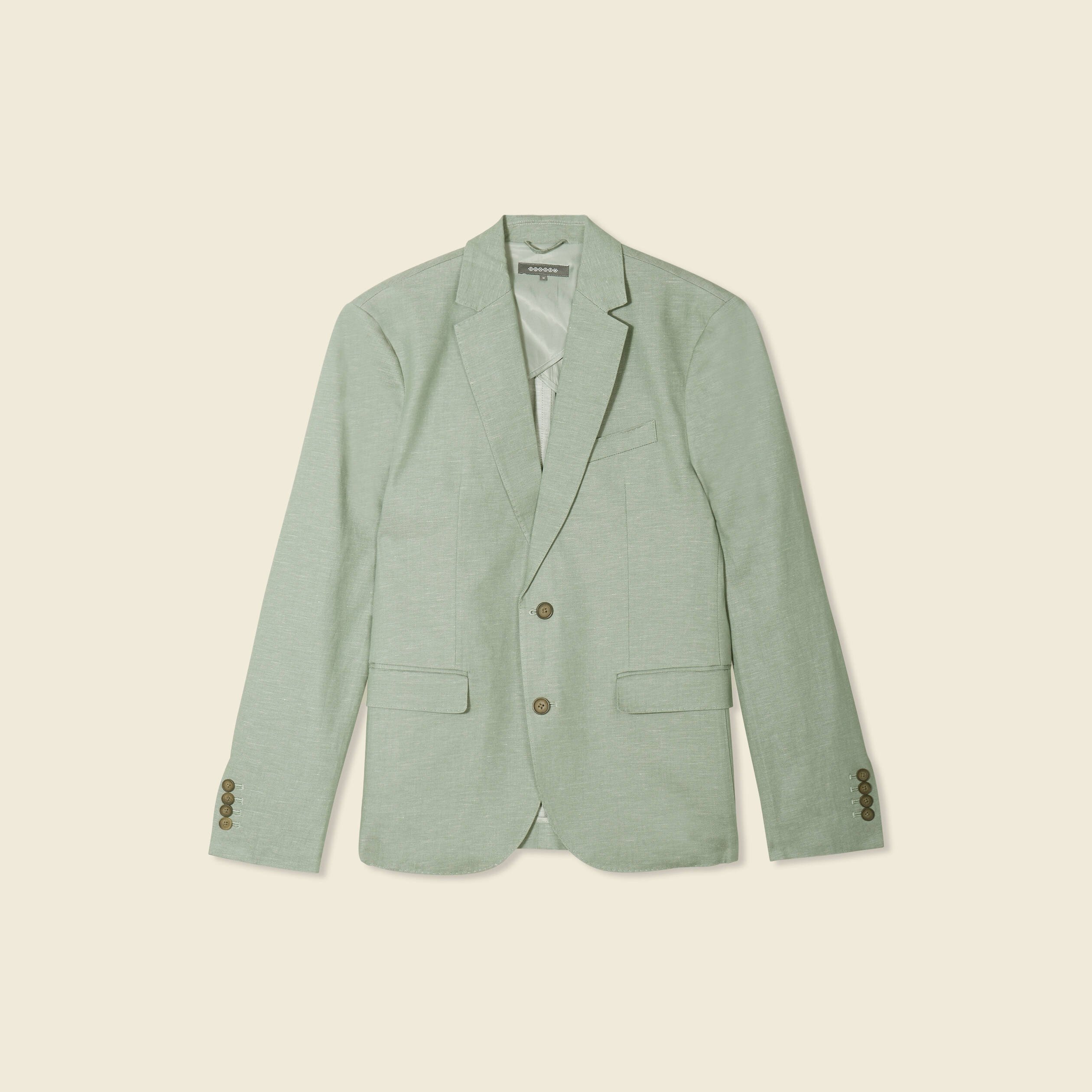 veste blazer cintre vert olive homme Veste blazer cintré vert olive homme