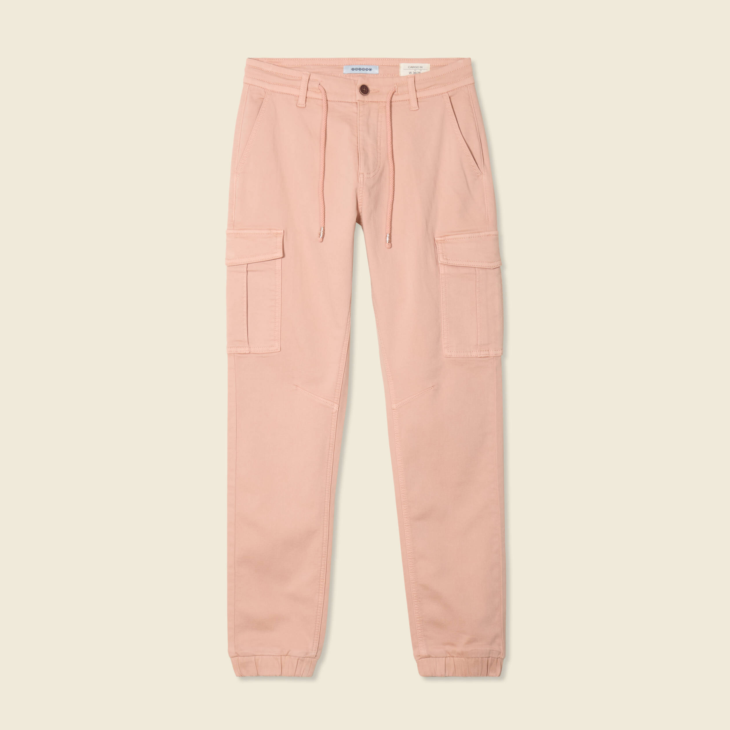 pantalon cargo battle 78eme vieux rose femme Pantalon cargo battle 7/8ème vieux rose femme