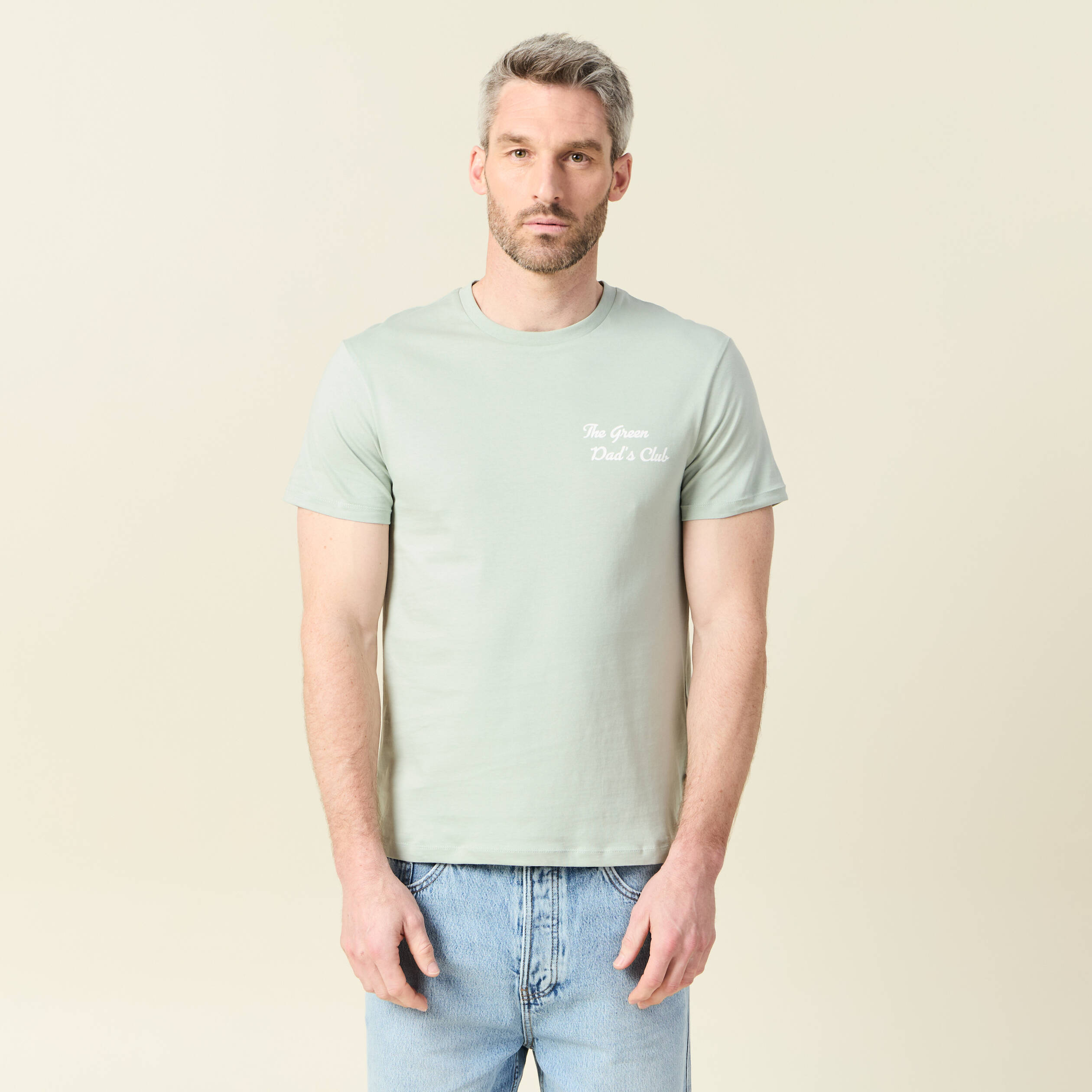 t shirt manches courtes vert clair homme T-shirt manches courtes vert clair homme