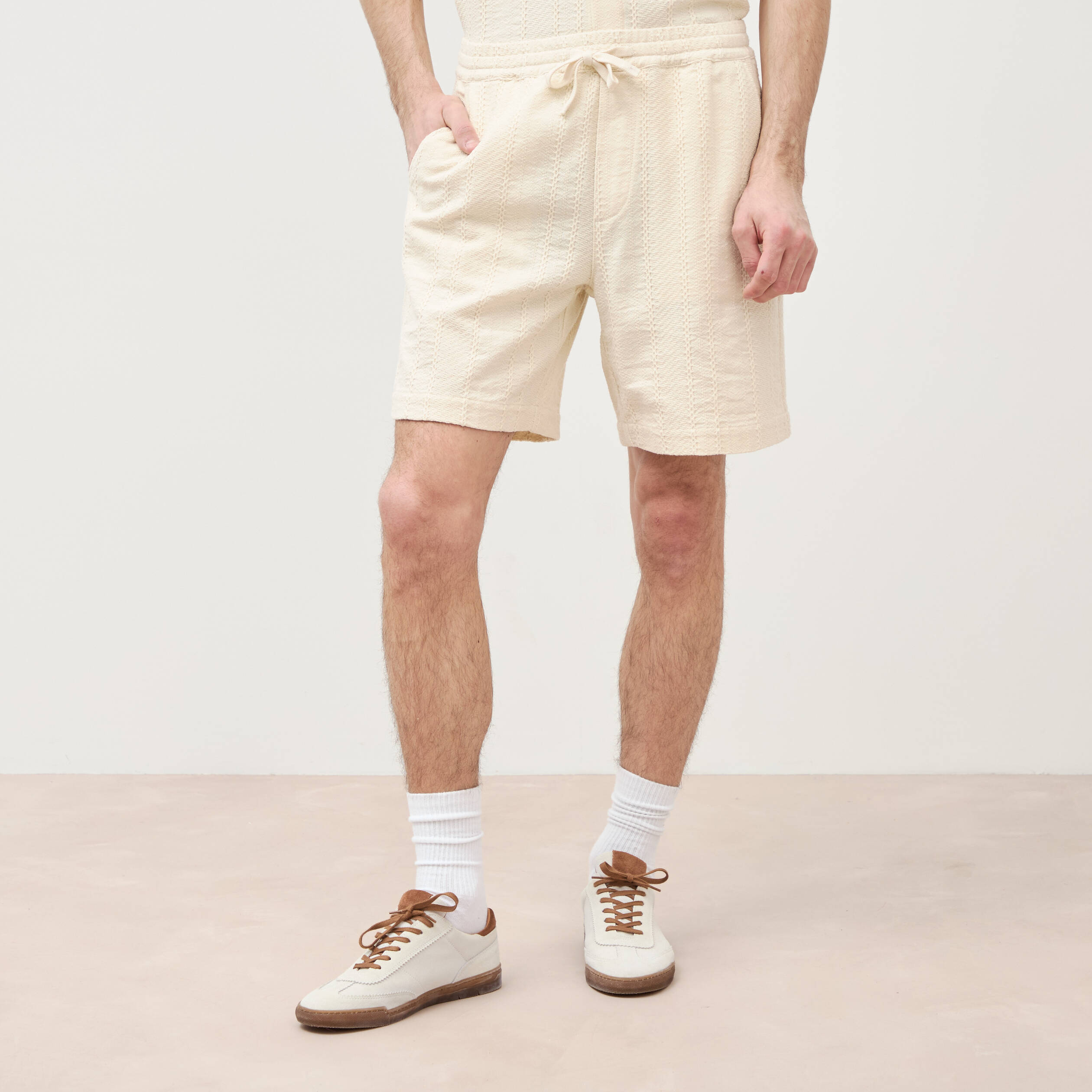 Bermuda ecru homme