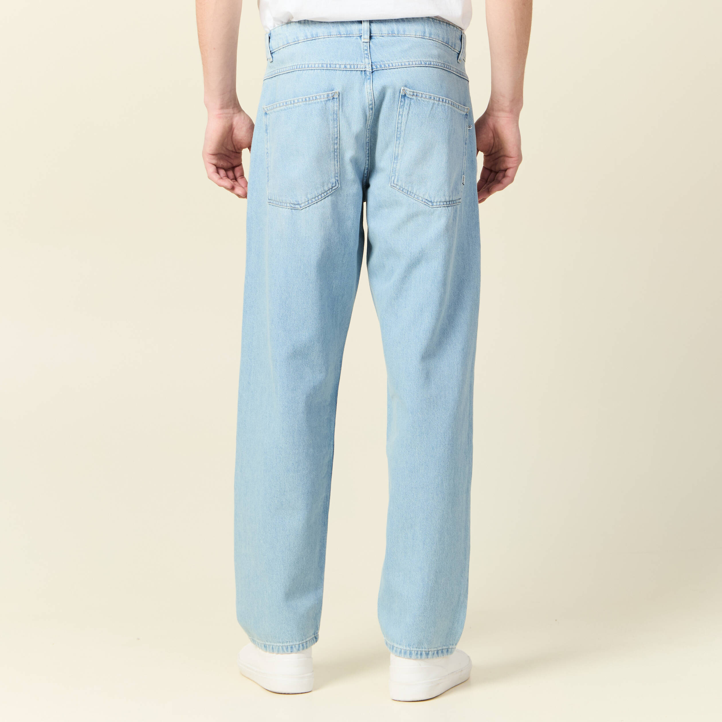 jeans chino relax denim bleach homme Jeans chino relax denim bleach homme