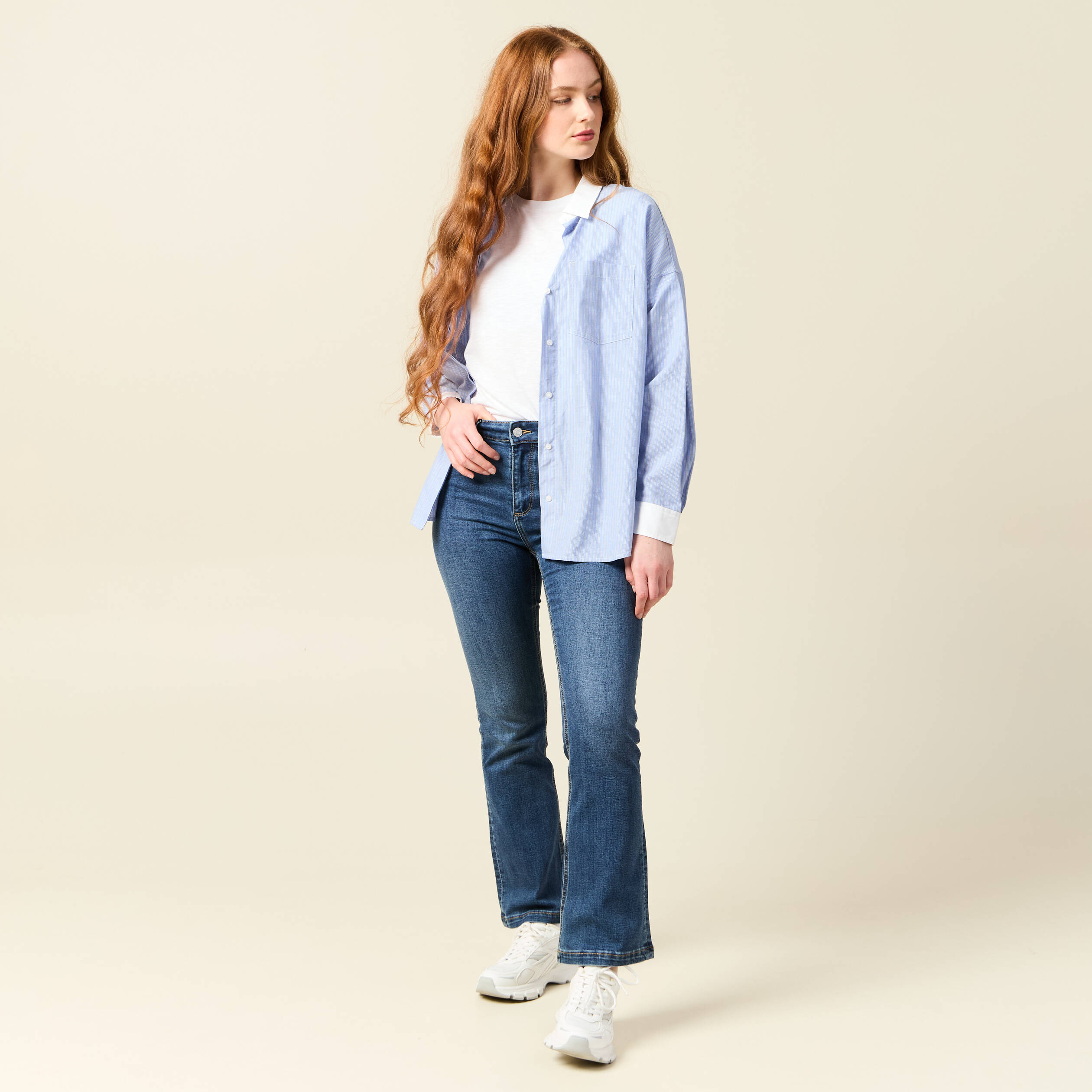 jeans bootcut denim stone femme Jeans bootcut denim stone femme