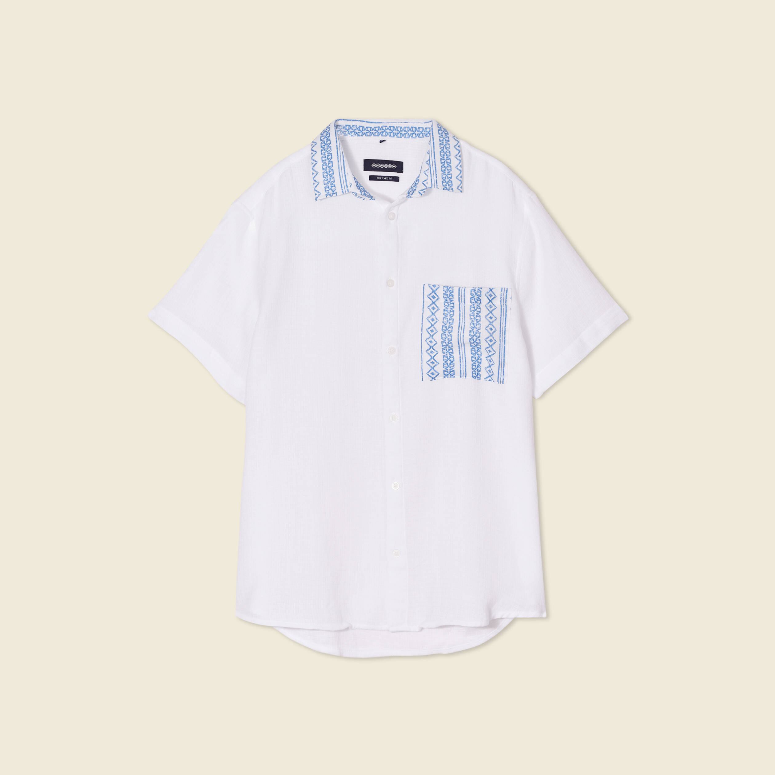 chemise manches courtes blanc homme Chemise manches courtes blanc homme