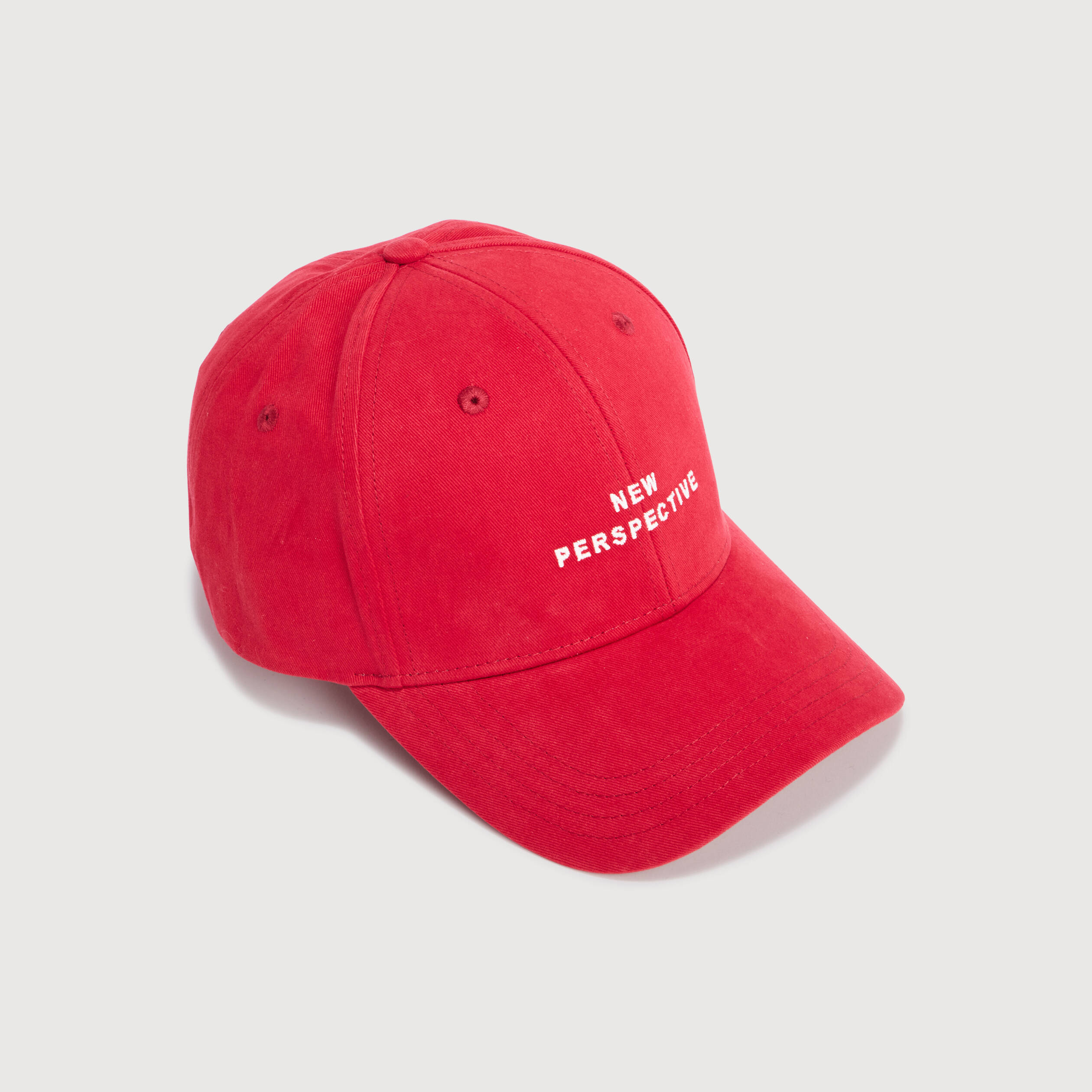 Casquette en coton rouge homme