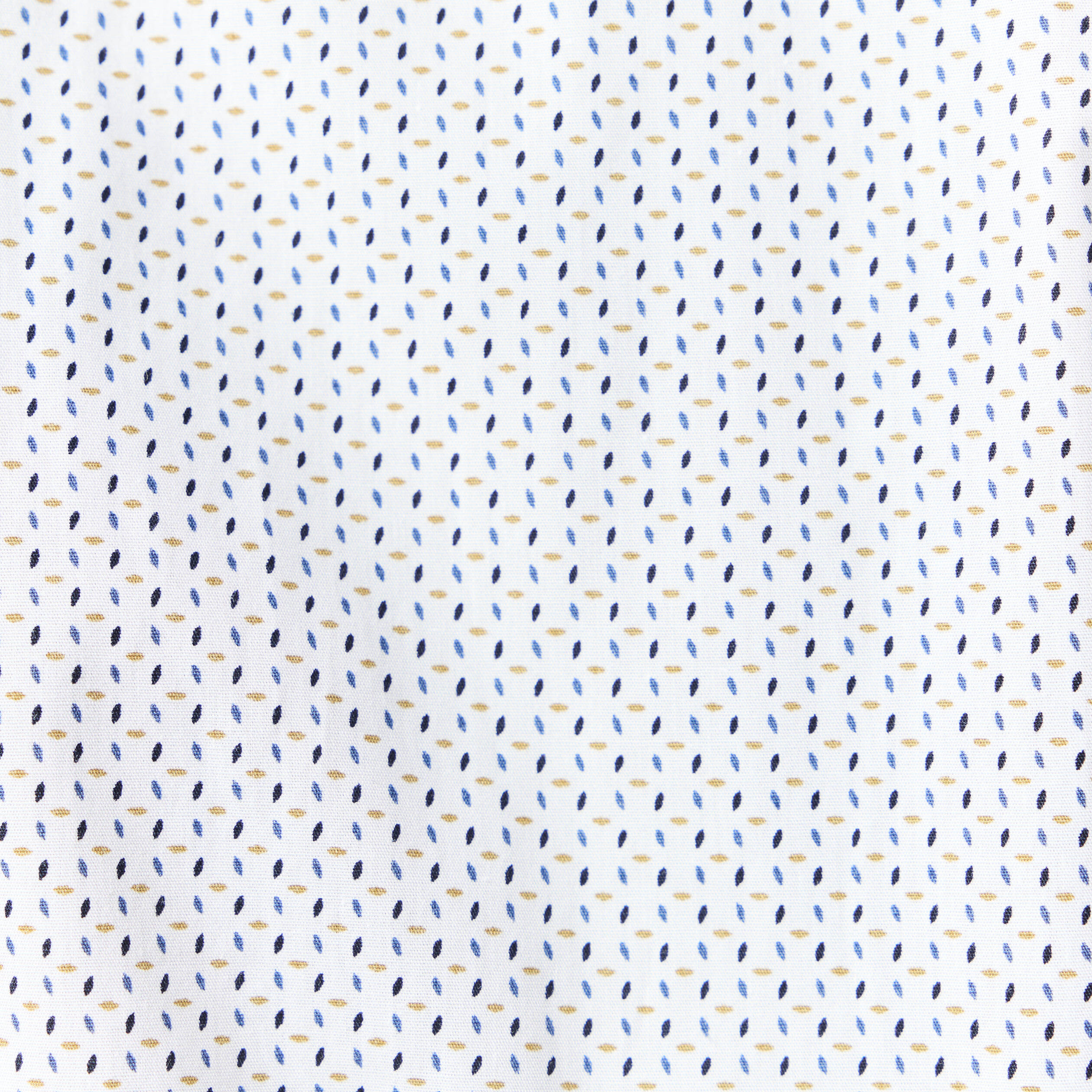 Chemise en coton manches longues blanc homme