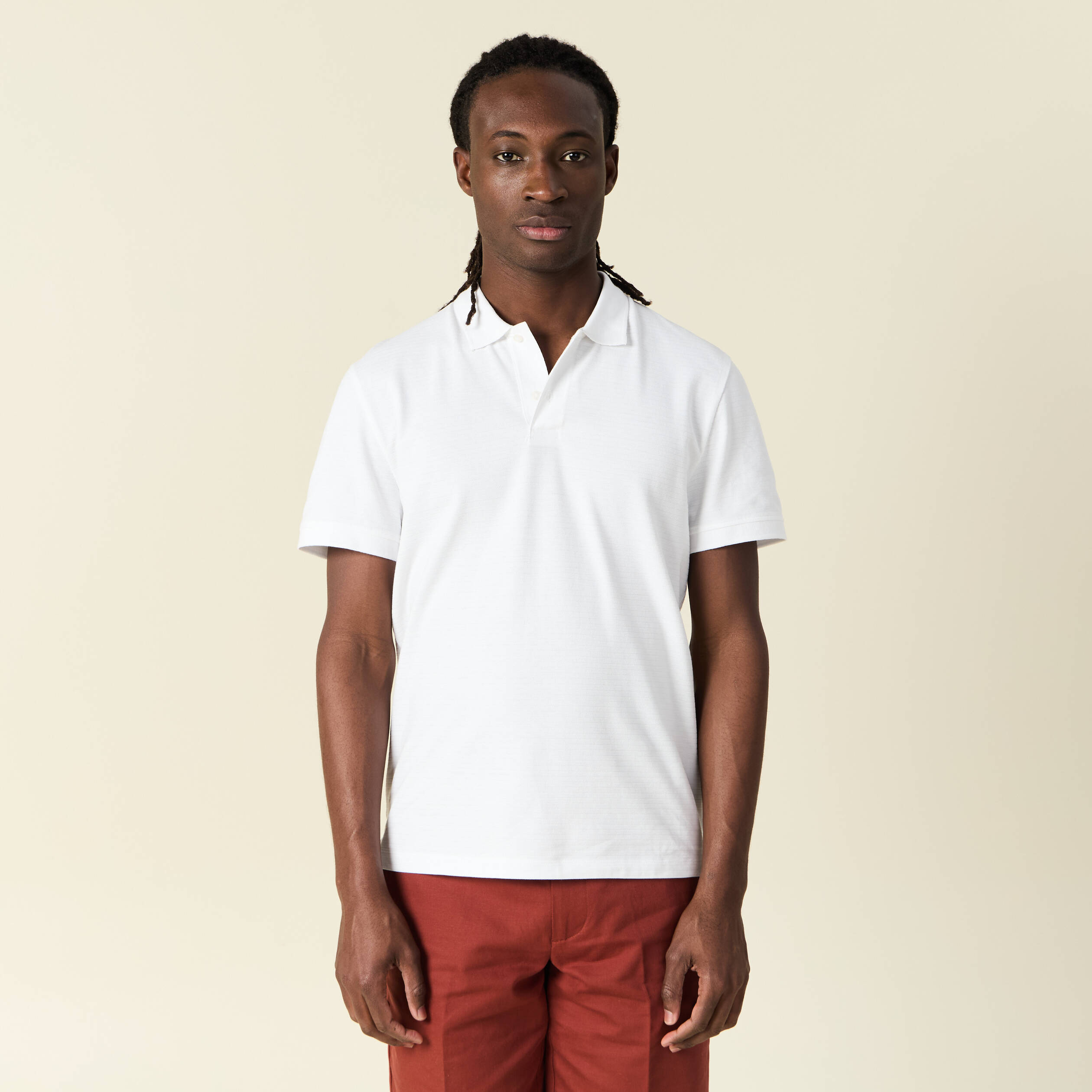 polo eco responsable blanc homme Polo éco-responsable blanc homme