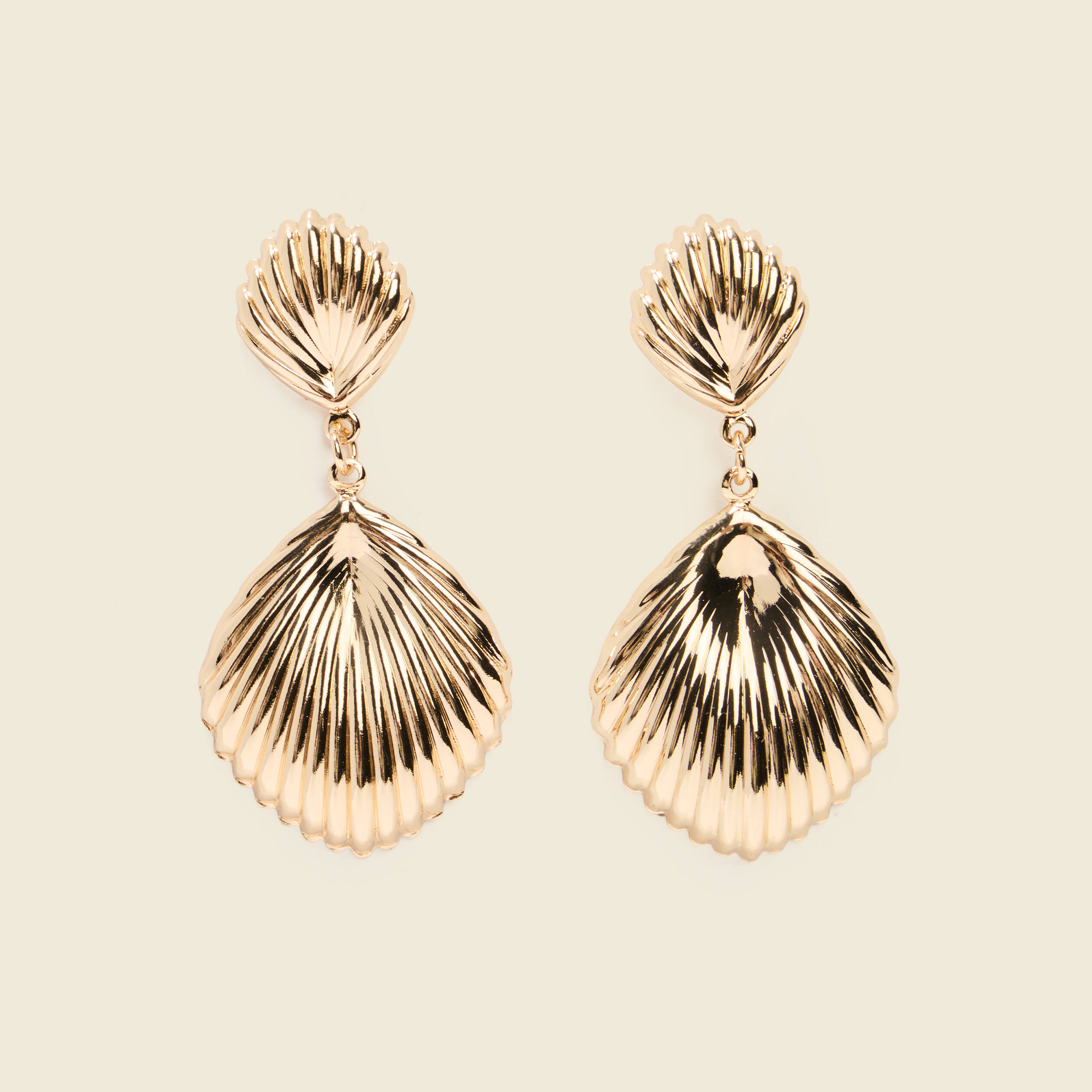 Boucles d'oreilles couleur or femme