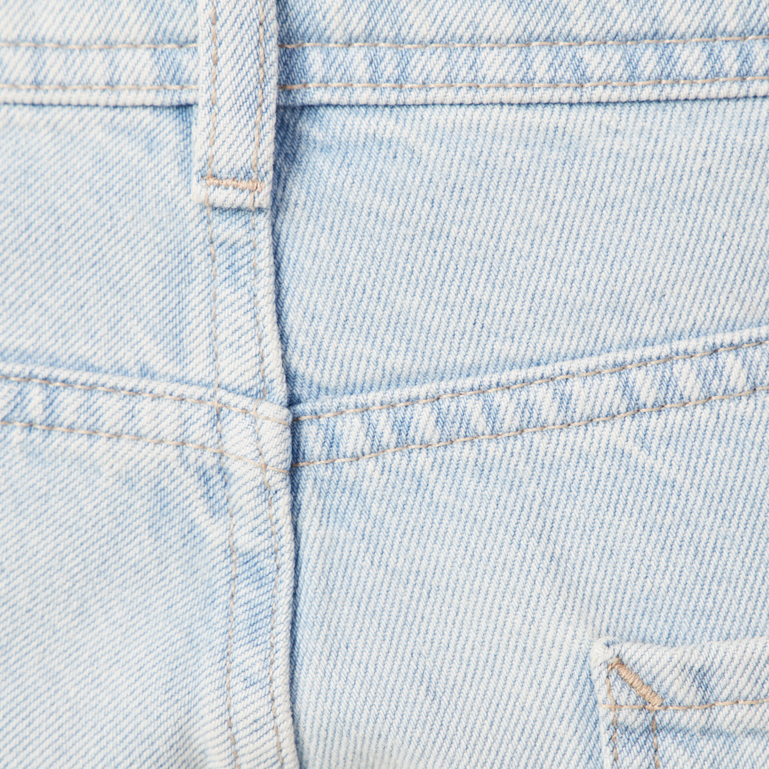 Jeans straight 5 poches denim bleach homme