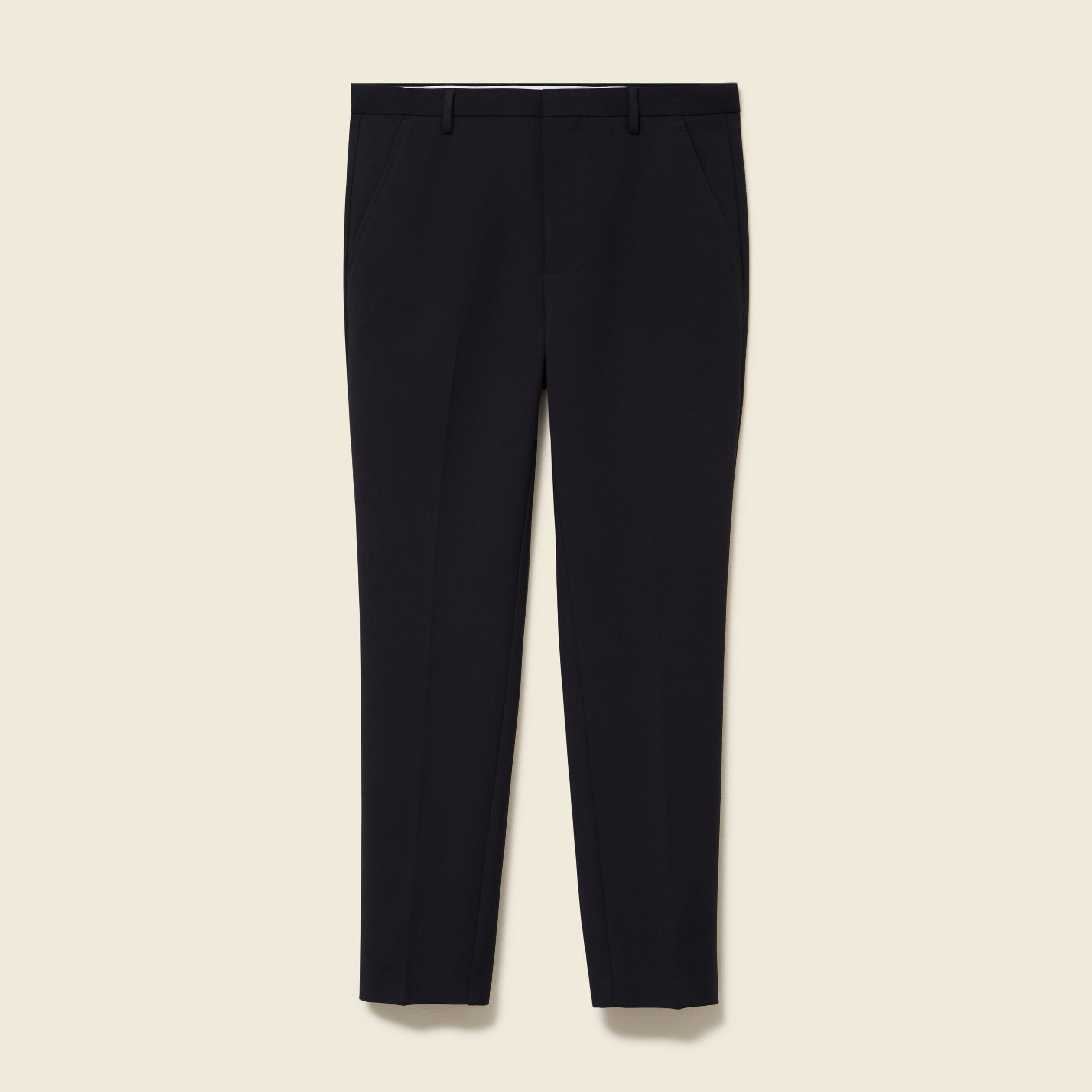 Pantalon slim cigarette noir homme