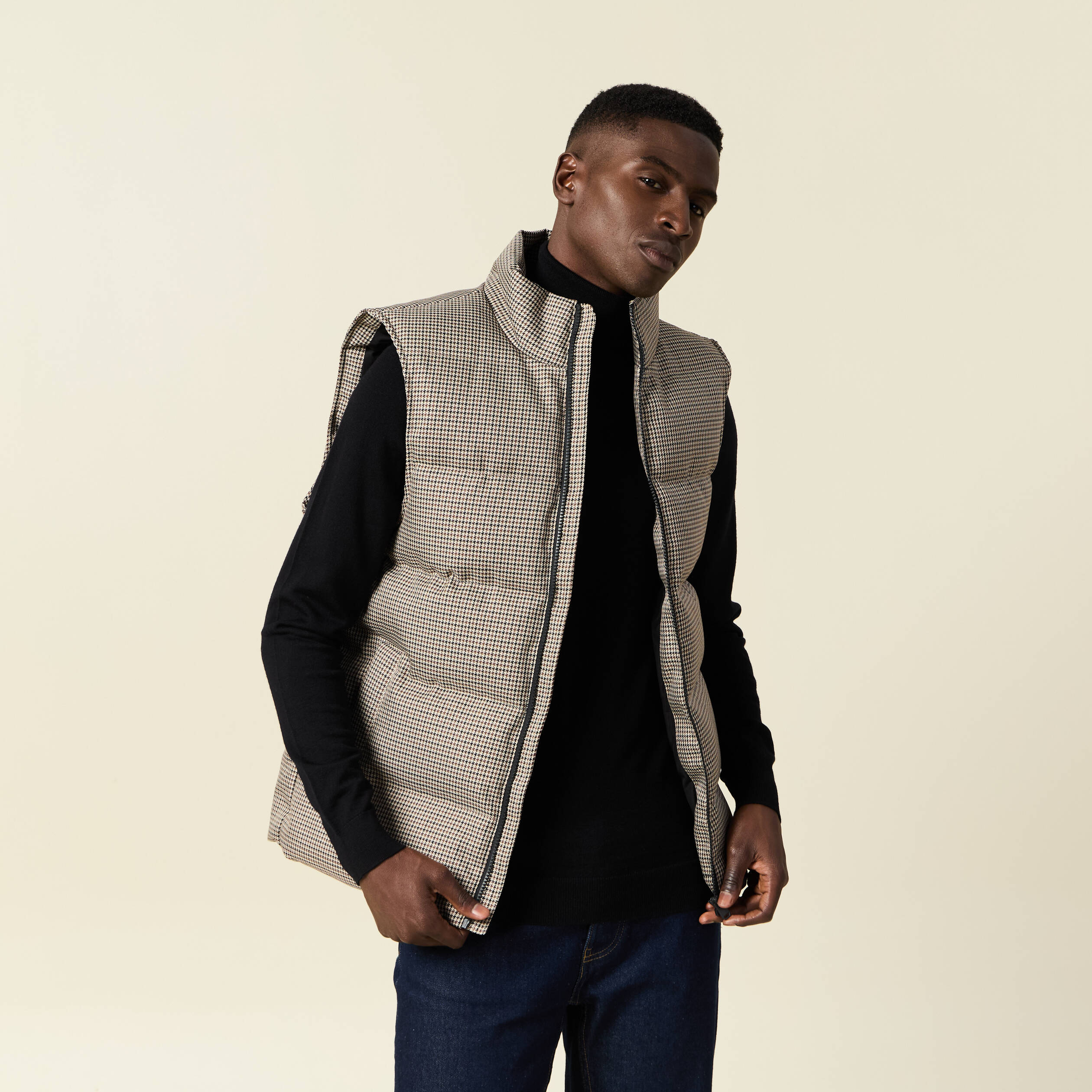 doudoune sans manches camel homme Doudoune sans manches camel homme
