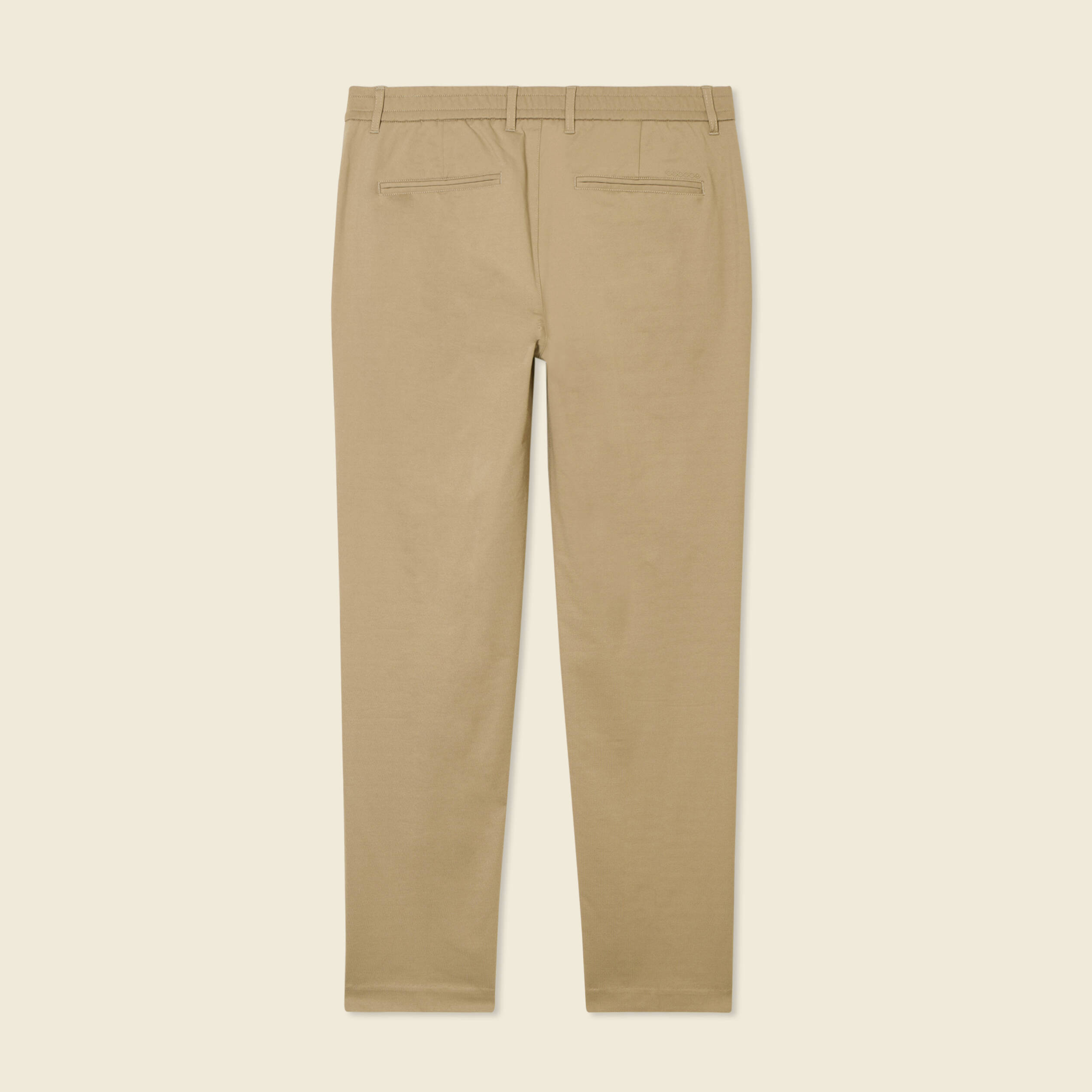 pantalon chino stretch taupe homme Pantalon chino stretch taupe homme